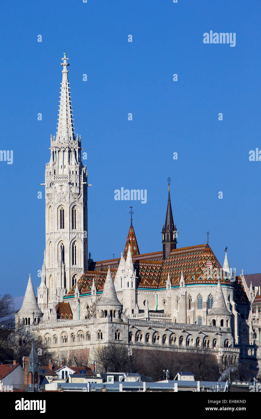 La iglesia de San Matías, Budapest, Hungría Foto de stock