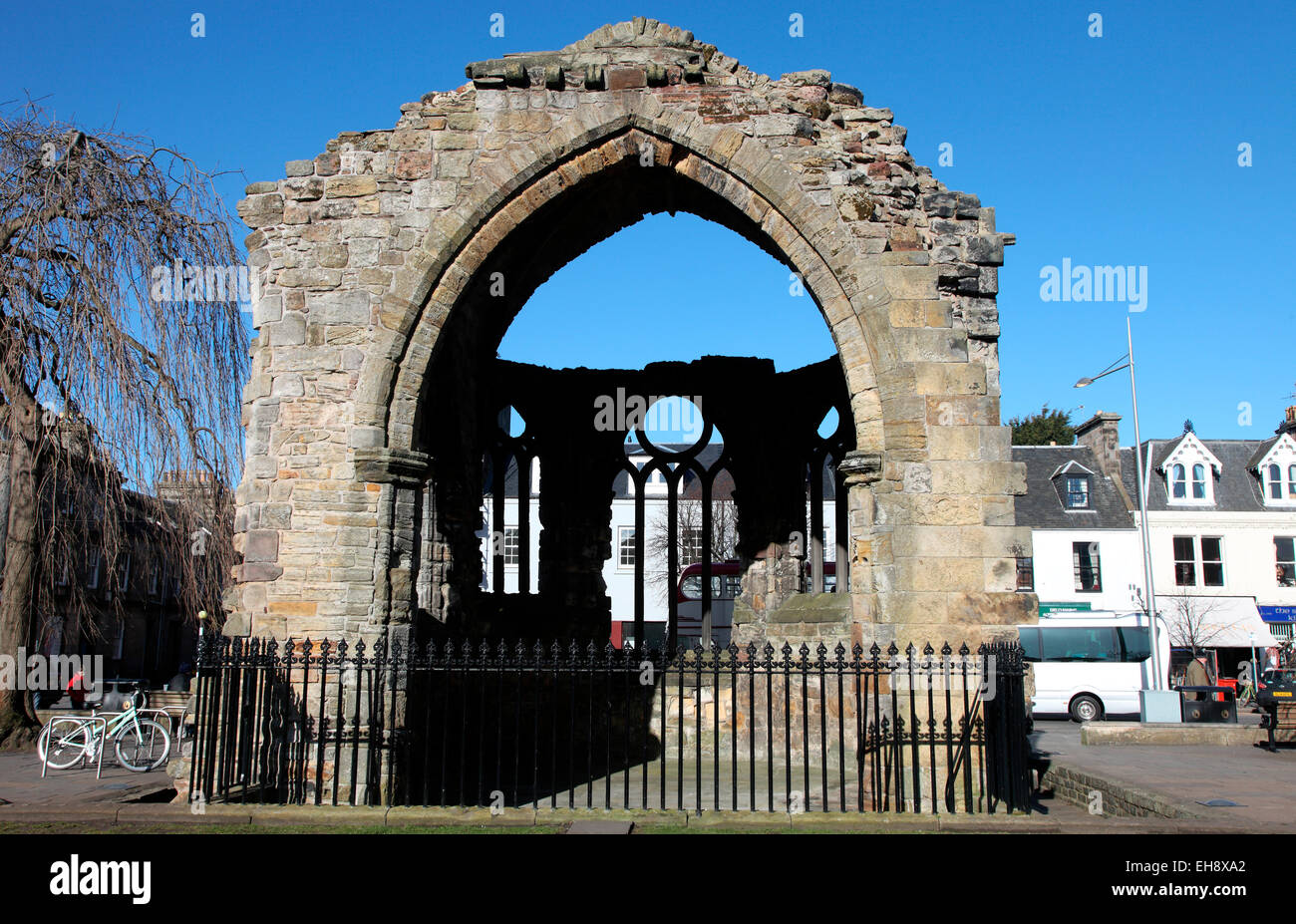 La Iglesia en ruinas en St Andrews. Foto de stock