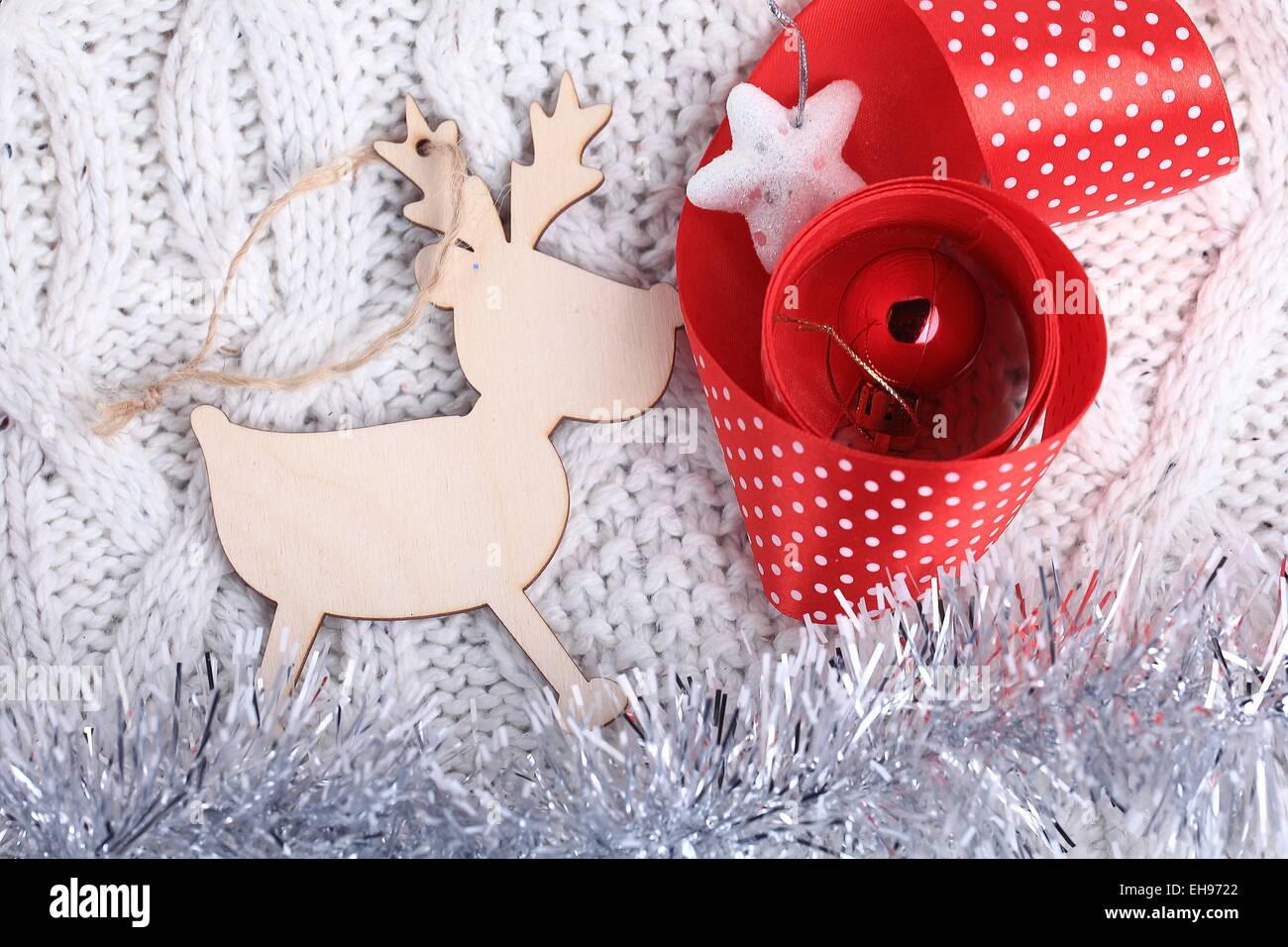 Venado casero año nuevo juguete de navidad decoración Foto de stock