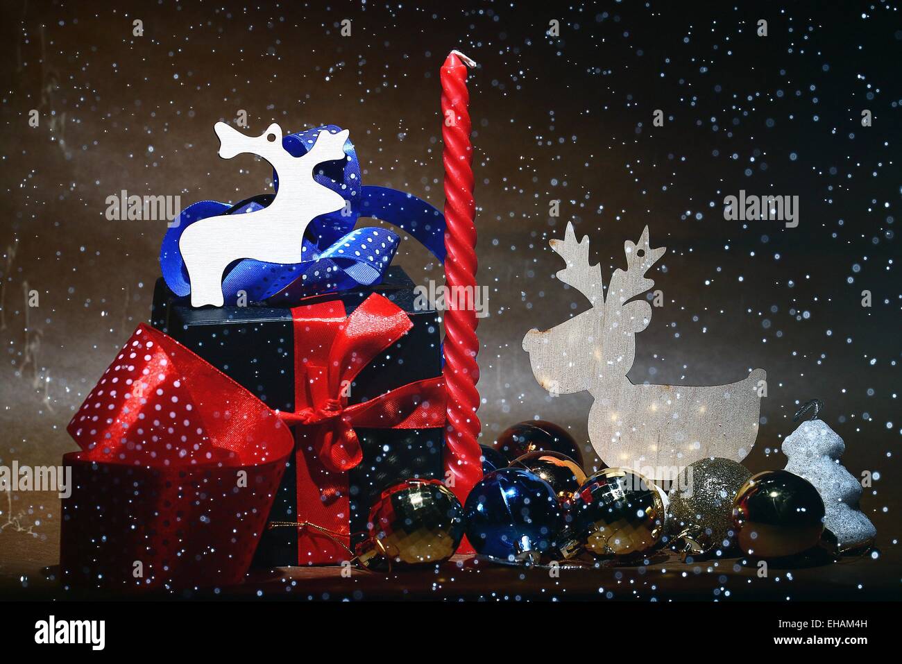 Venado casero año nuevo juguete de navidad decoración Foto de stock