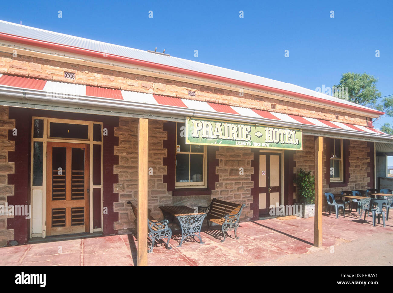 Prairie Hotel, Parachilna, Flinders Ranges, Australia Meridional Foto de stock
