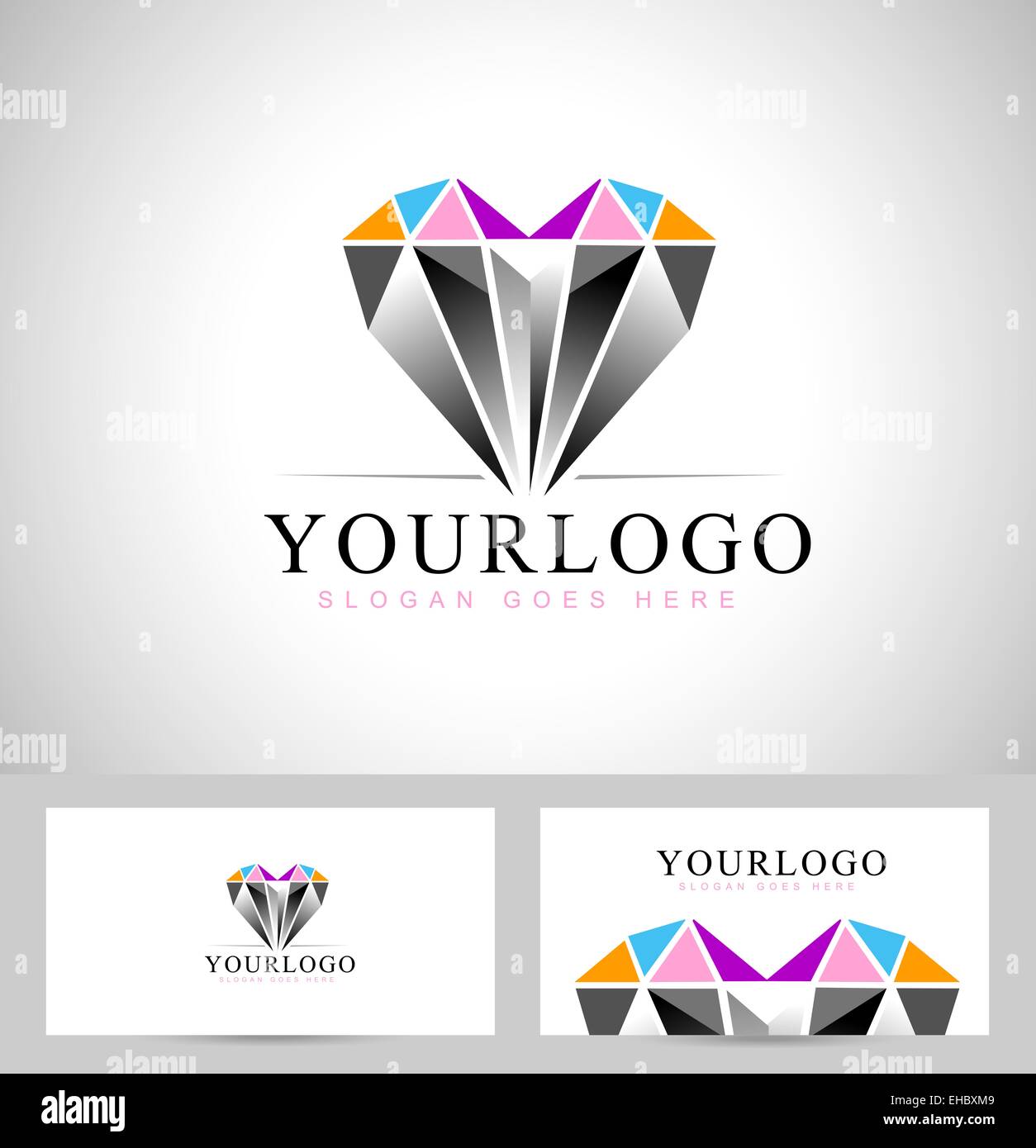 Diamond logo design fotografías e imágenes de alta resolución - Alamy