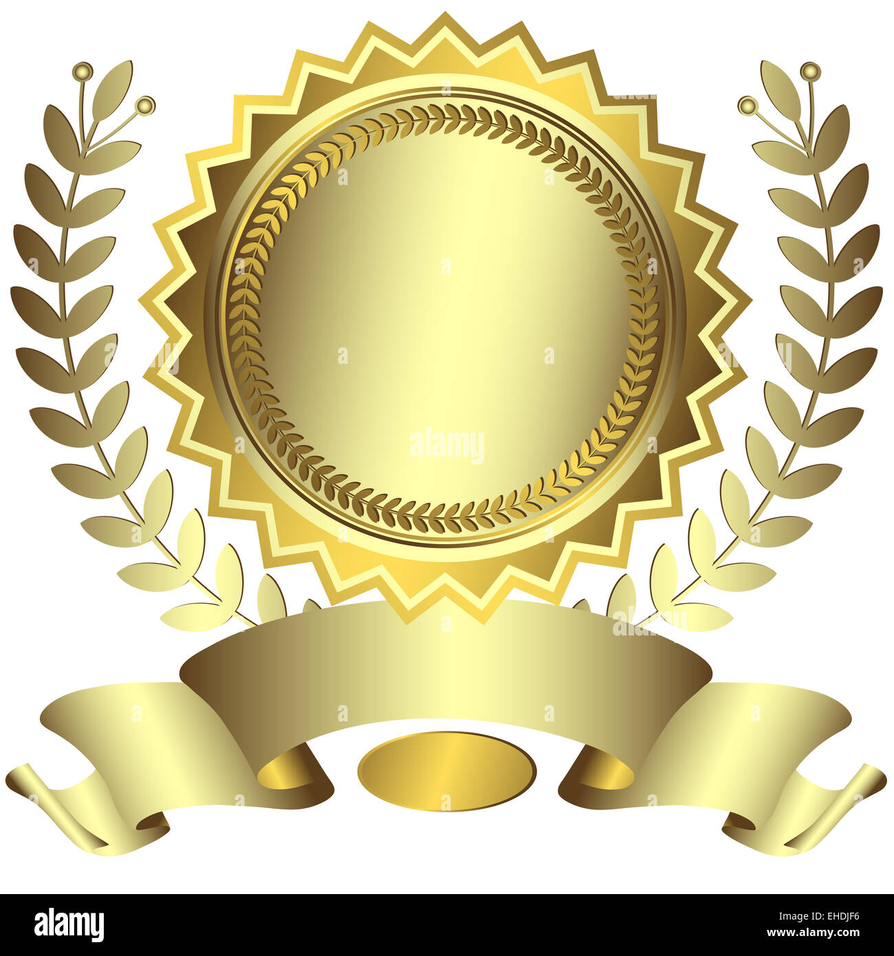 Premio dorado y plateado Fotografía de stock Alamy