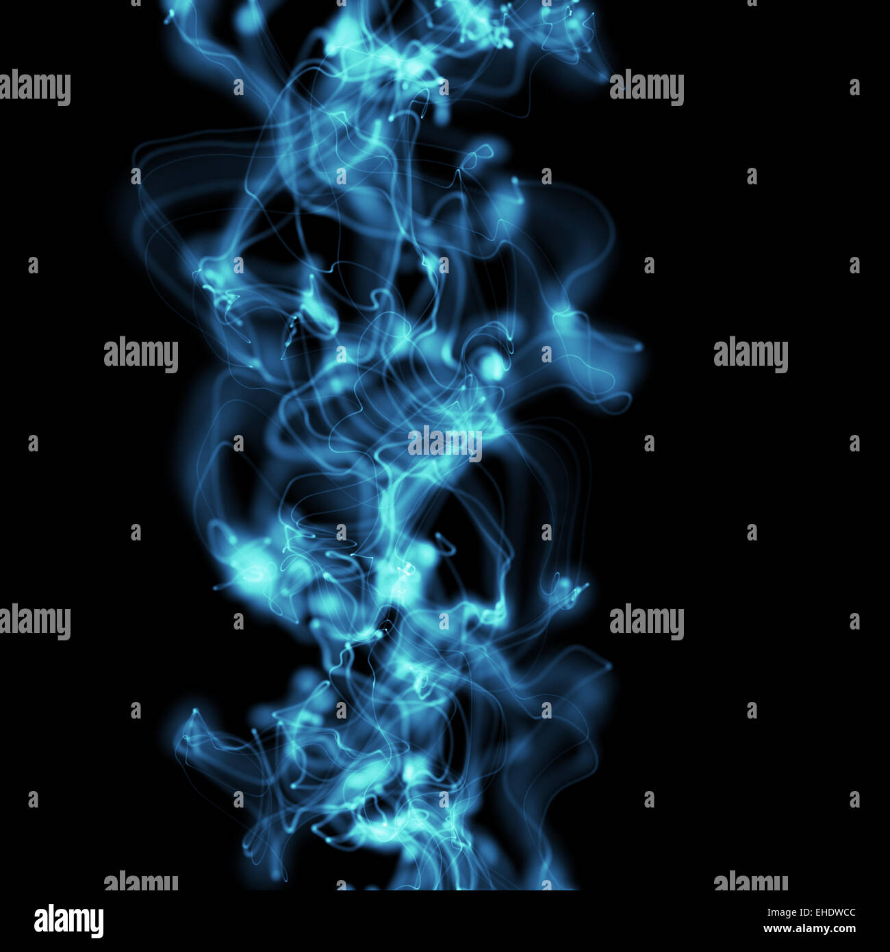 Abstracto ondulado azul de fondo ahumado Foto de stock