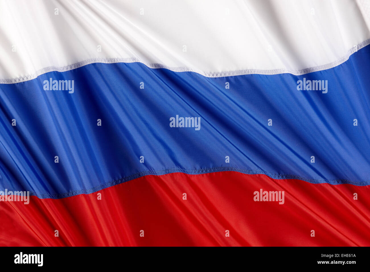 Bandera rusa Foto de stock