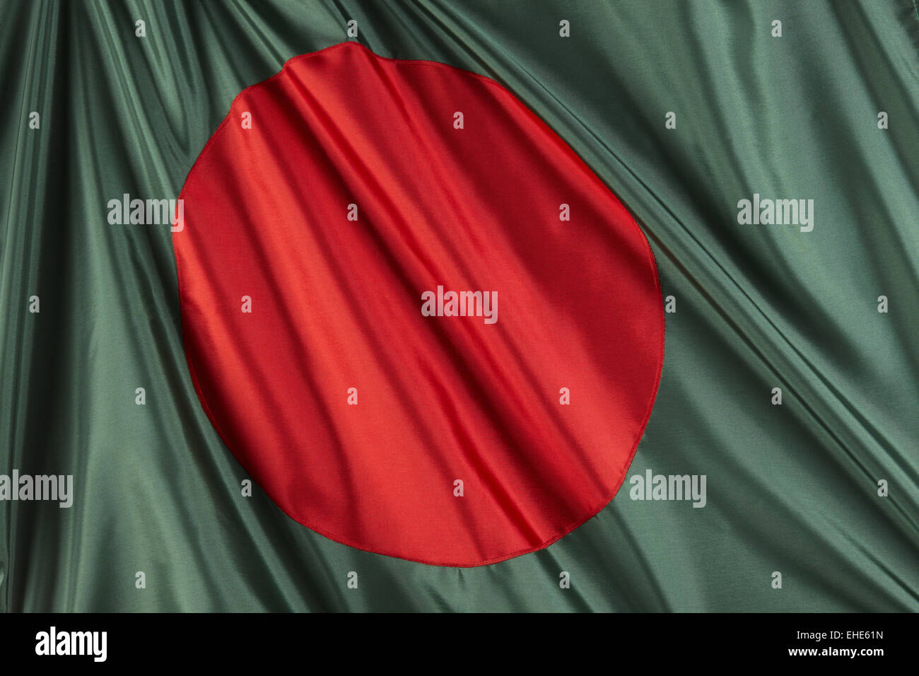 Bandera de Bangladesh Foto de stock