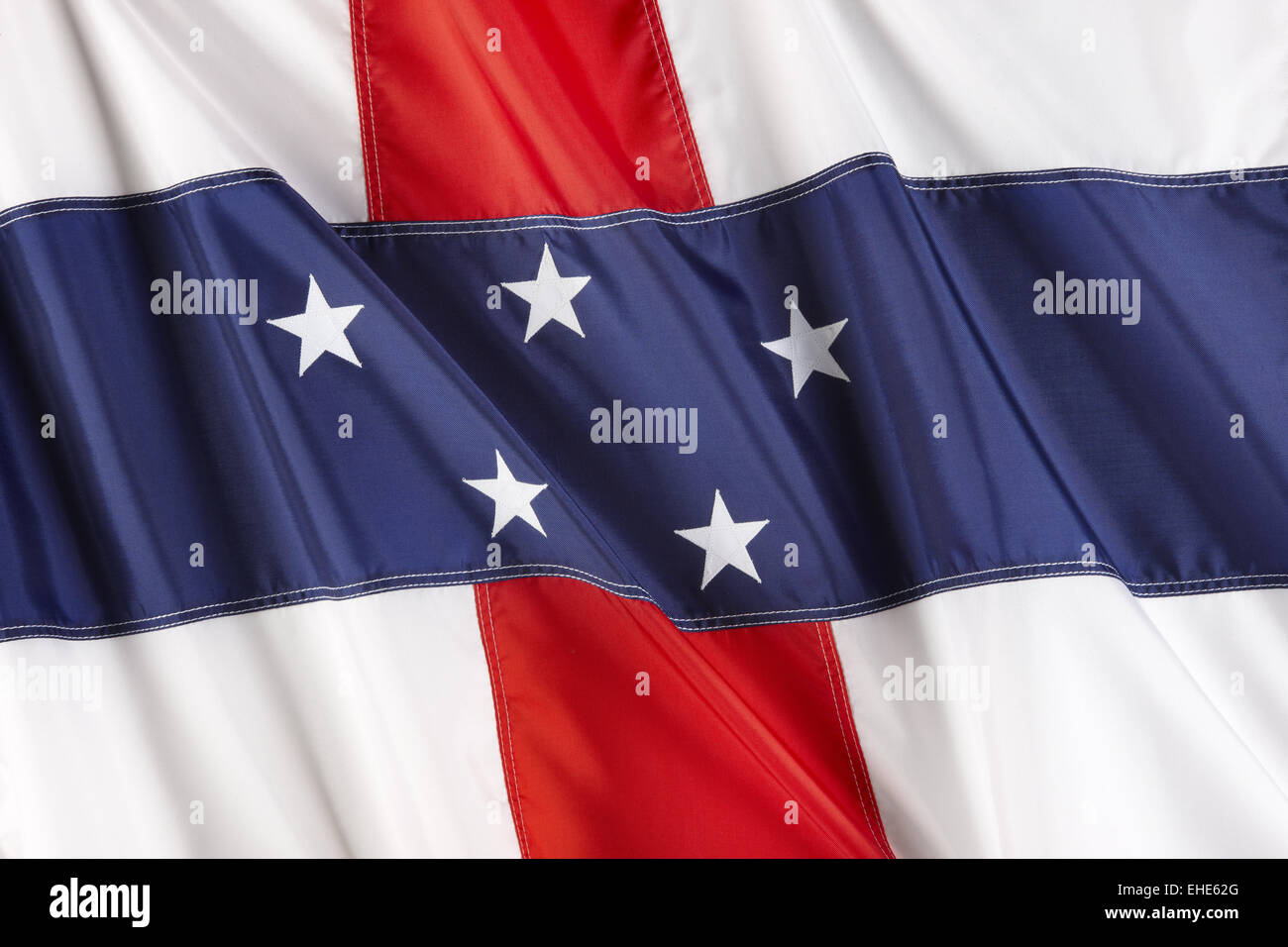 Bandera de Antillas Holandesas Foto de stock