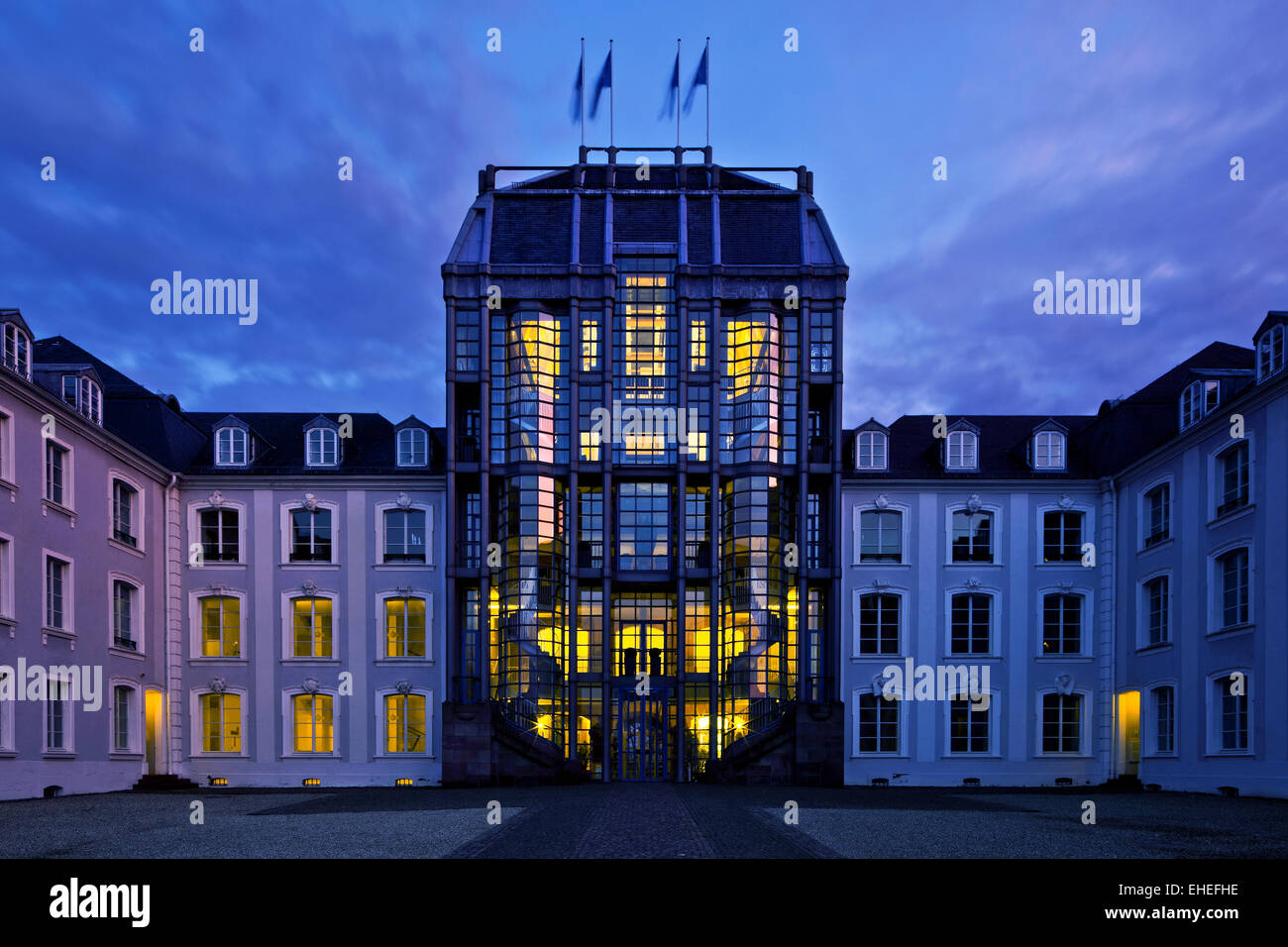 Castillo de Saarbrücken, Sarre, Alemania Foto de stock