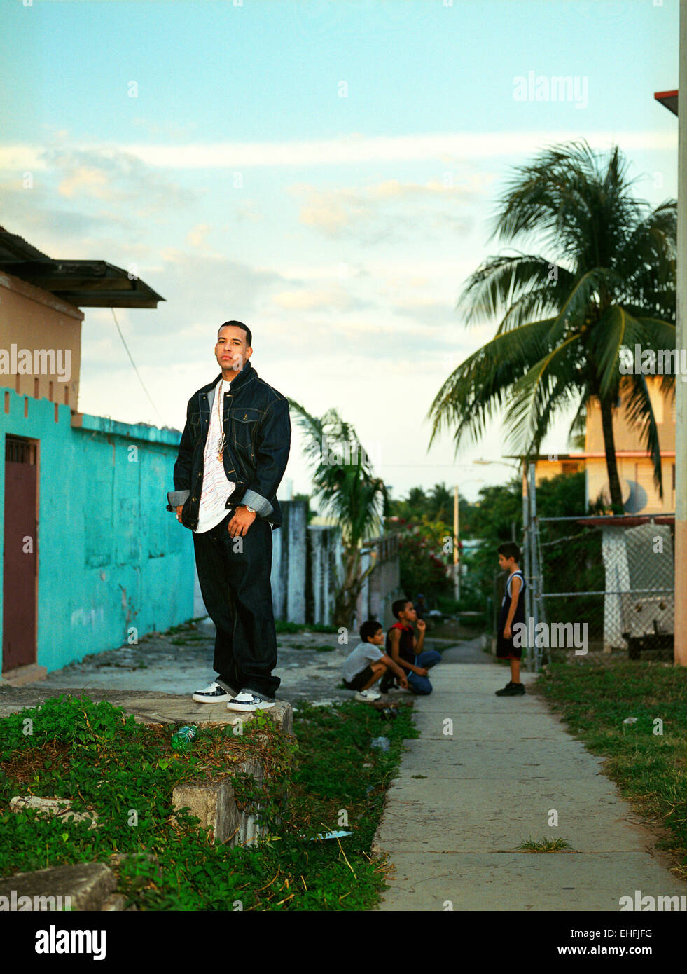Retrato de Daddy Yankee en Villa Kennedy, Puerto Rico Fotografía de stock -  Alamy