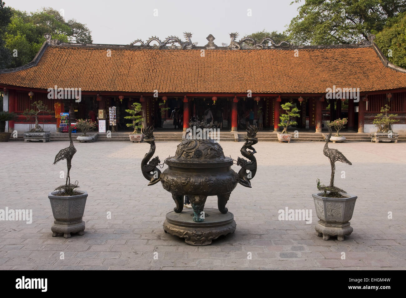 La Pagoda de Un Pilar, Hanoi, Vietnam, Asia Foto de stock