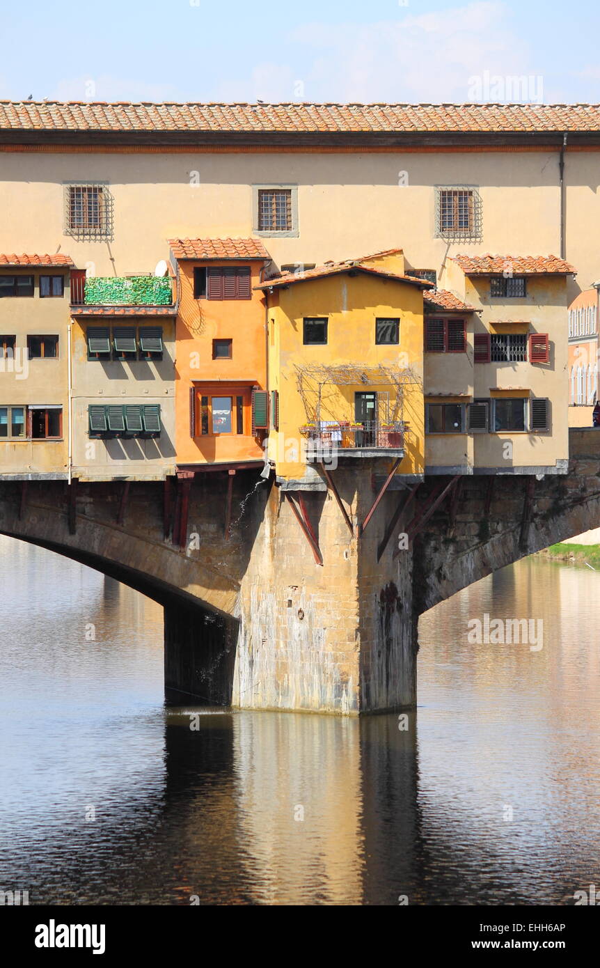 Ponte Vecchio de Florencia Foto de stock