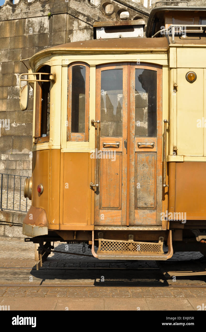 El teleférico en Porto Foto de stock