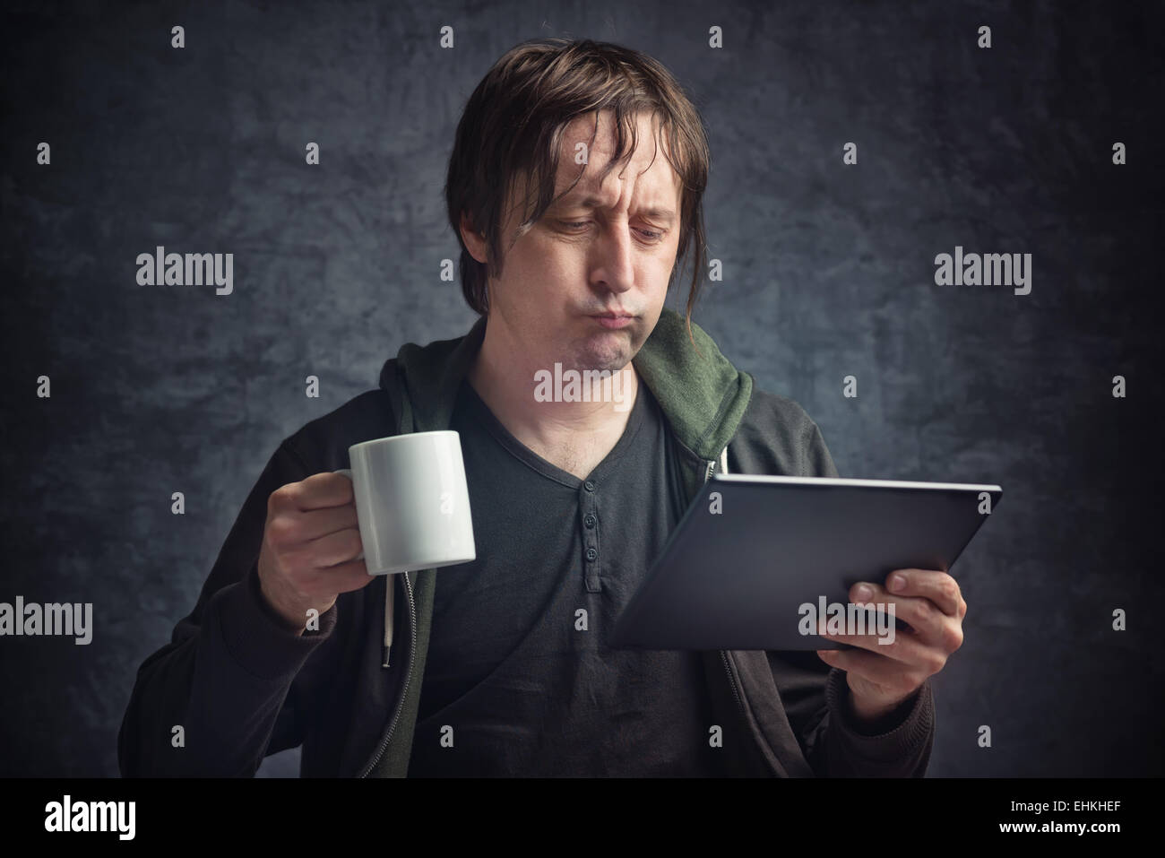 Bad reader. Repeated review of bad news. Bad reader. Bad reader. Bad reader.