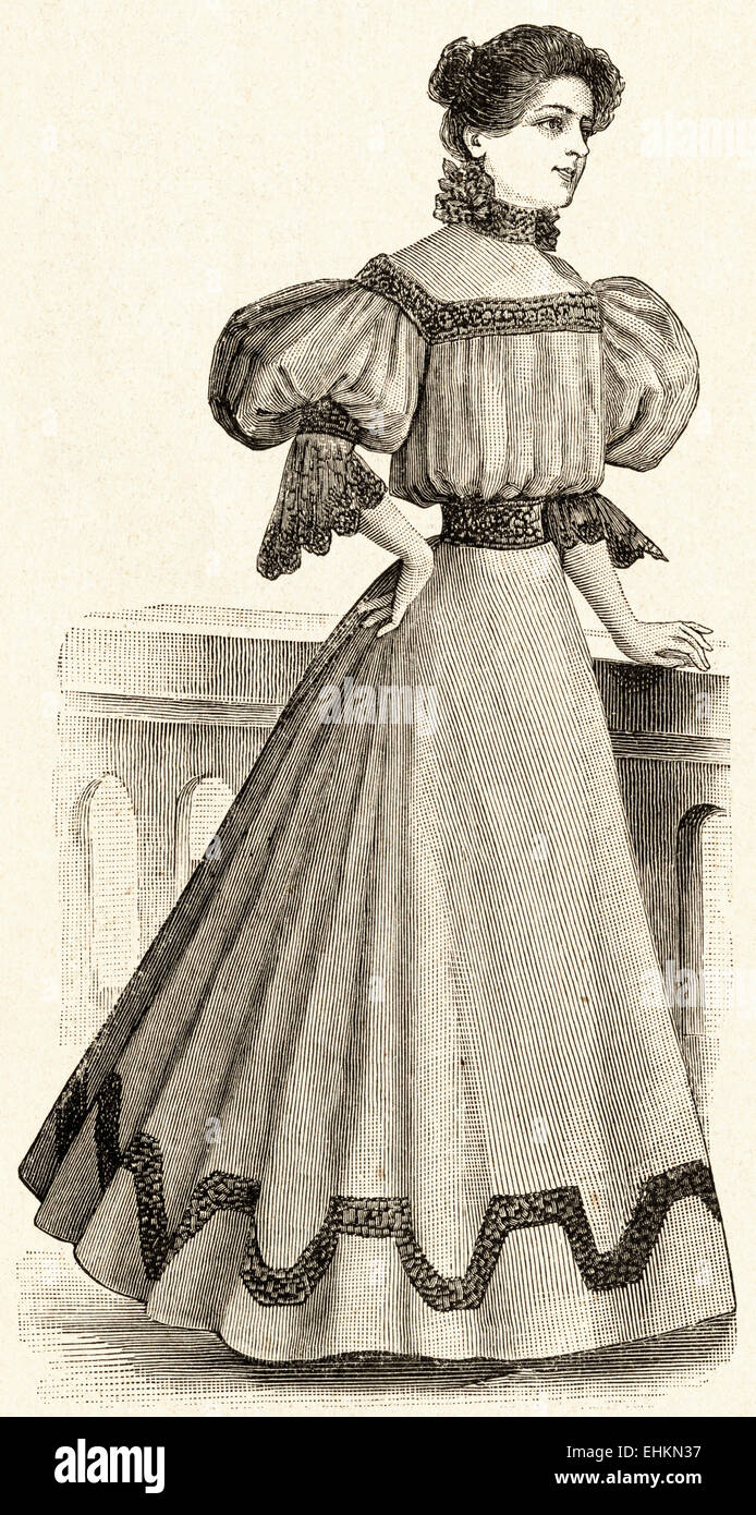 Moda victoriana mujer fotografías e imágenes de alta resolución -