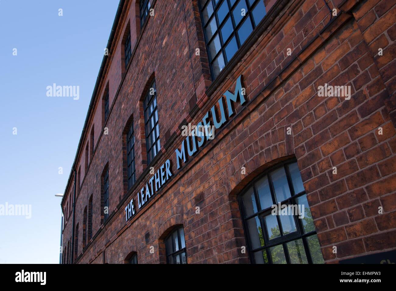 Museo de cuero en Walsall, West Midlands Foto de stock