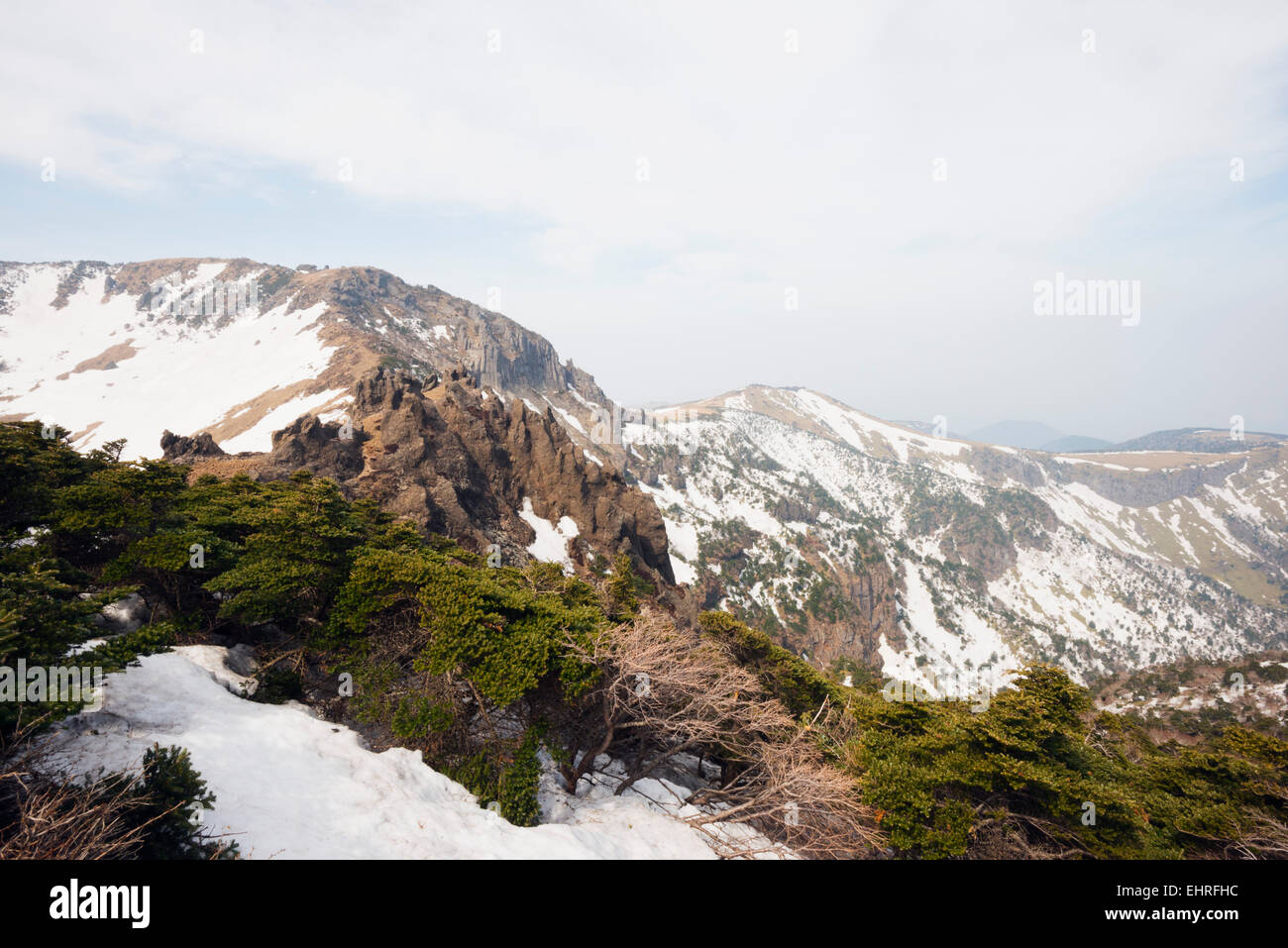 En Asia, la República de Corea, Corea del Sur, la isla de Jeju, erupciones Mt Halla san, la En Asia, la República de Corea, Corea del Sur, la isla de Jeju, erupciones Mt Halla san, la