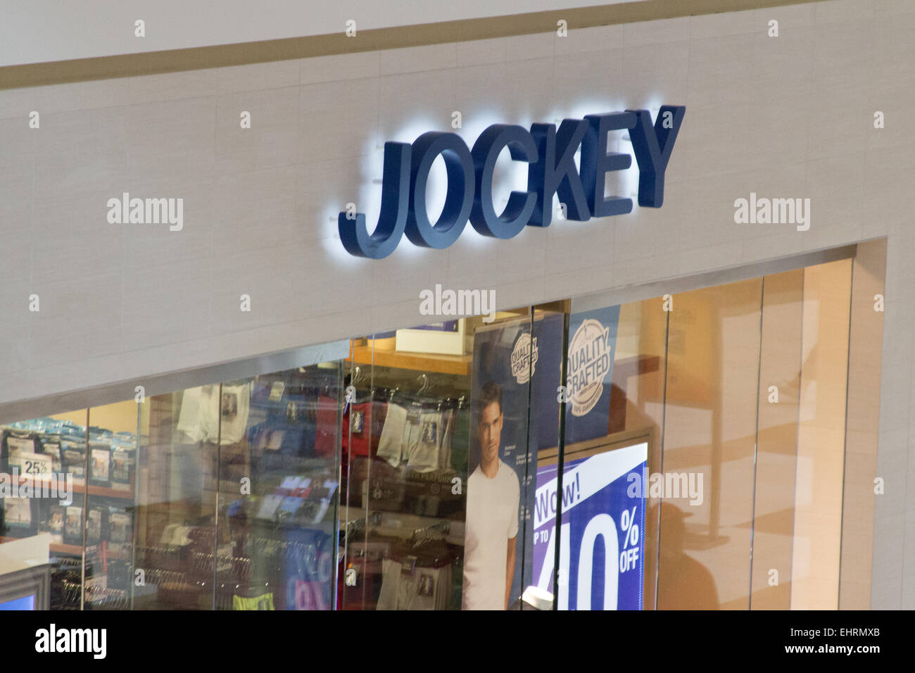 Tienda de ropa interior jockey en el Fashion Outlets of Chicago mall en  Rosemont, cerca del aeropuerto O'Hare de Chicago, Illinois, EE.UU  Fotografía de stock - Alamy