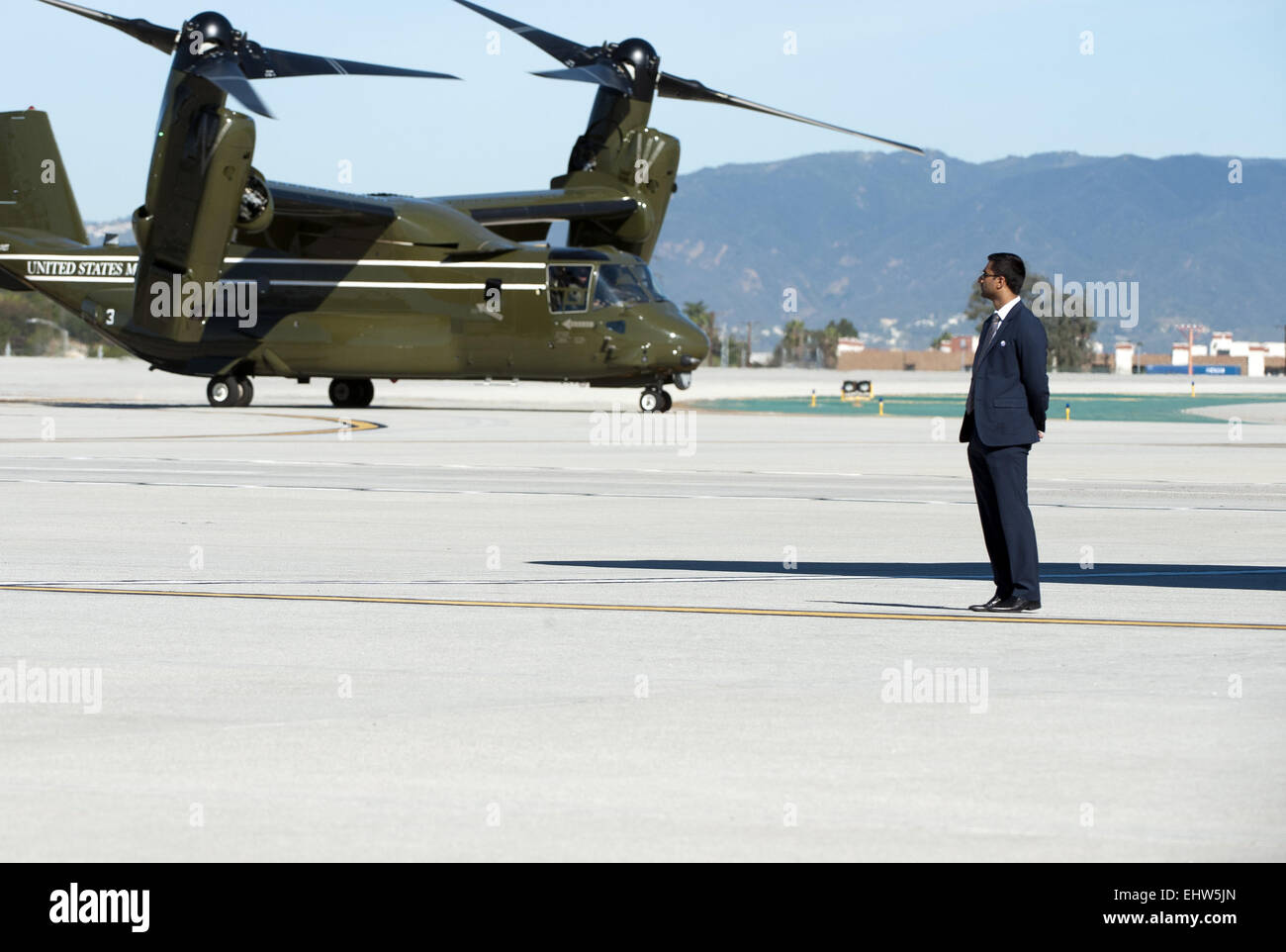 Los Angeles California Eeuu 13 Mar 2015 El Mv 22 Osprey Juega