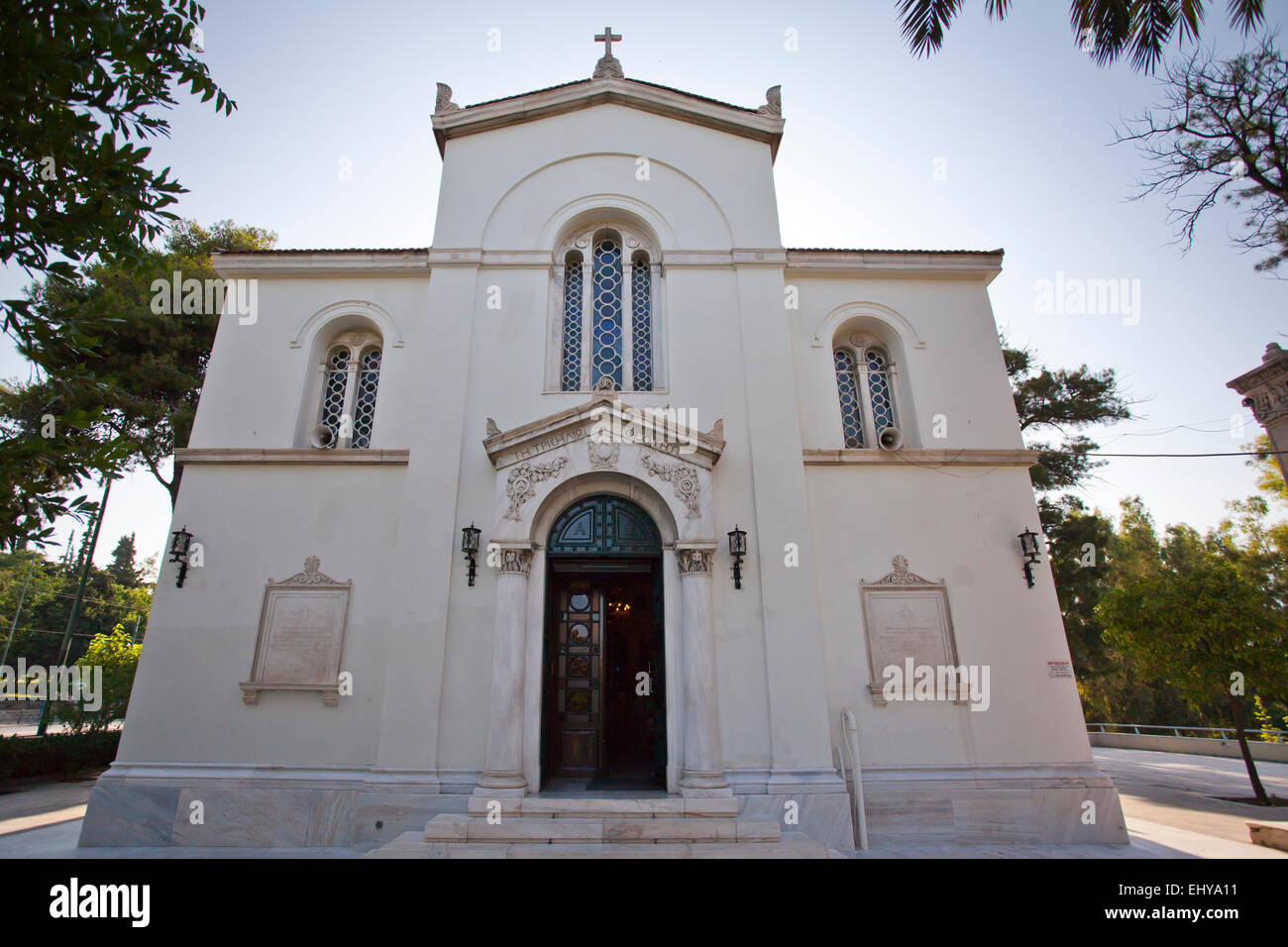La iglesia de Agios Georgios Ekklisia en Atenas, Grecia. Foto de stock