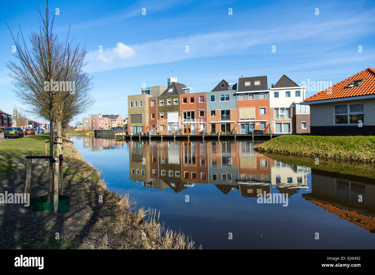 Vivir en el agua, los nuevos edificios en el distrito Nieuw Den Helder