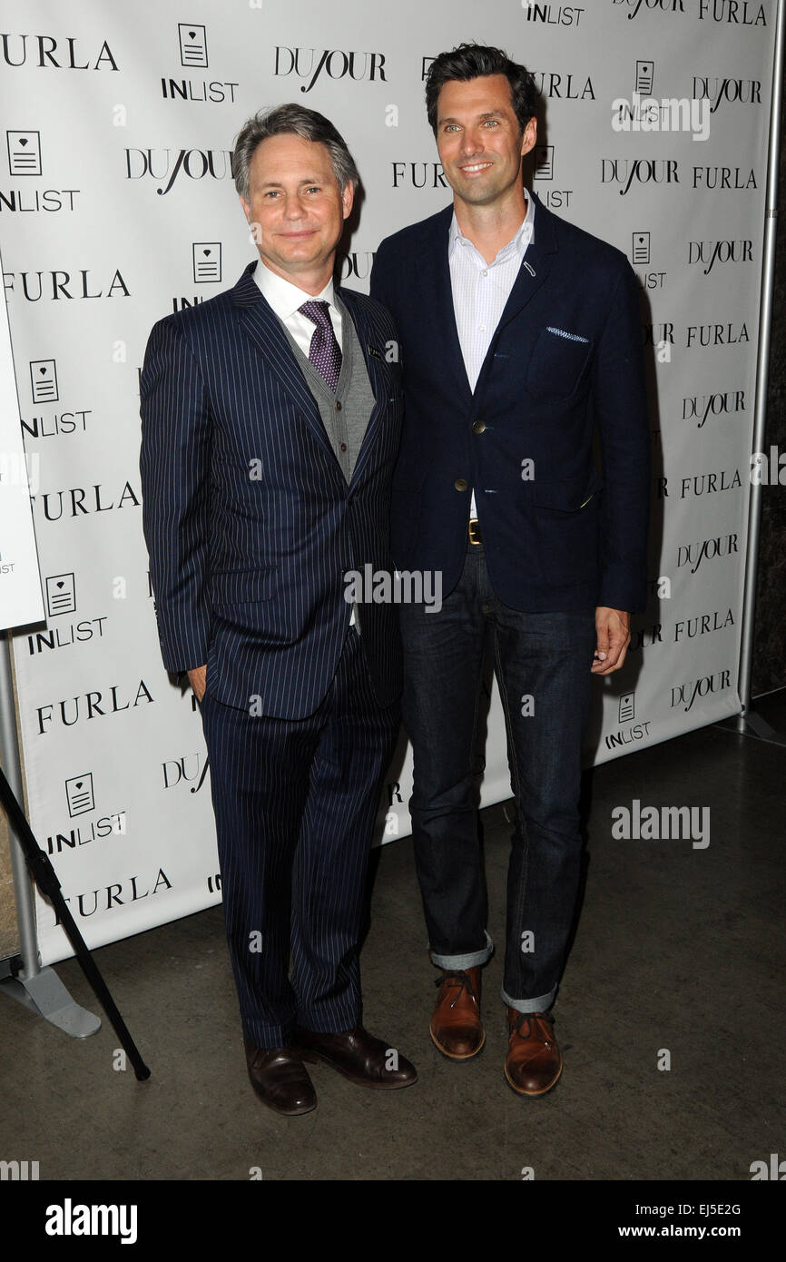 Jason Binn y 'Furla' celebra la revista Dujour Katie Holmes caída cubrir con Jason Binn,Gedeón Kimbrell donde: Manhattan, Nueva York, Estados Unidos Cuándo: 17 Sep 2014 Foto de stock