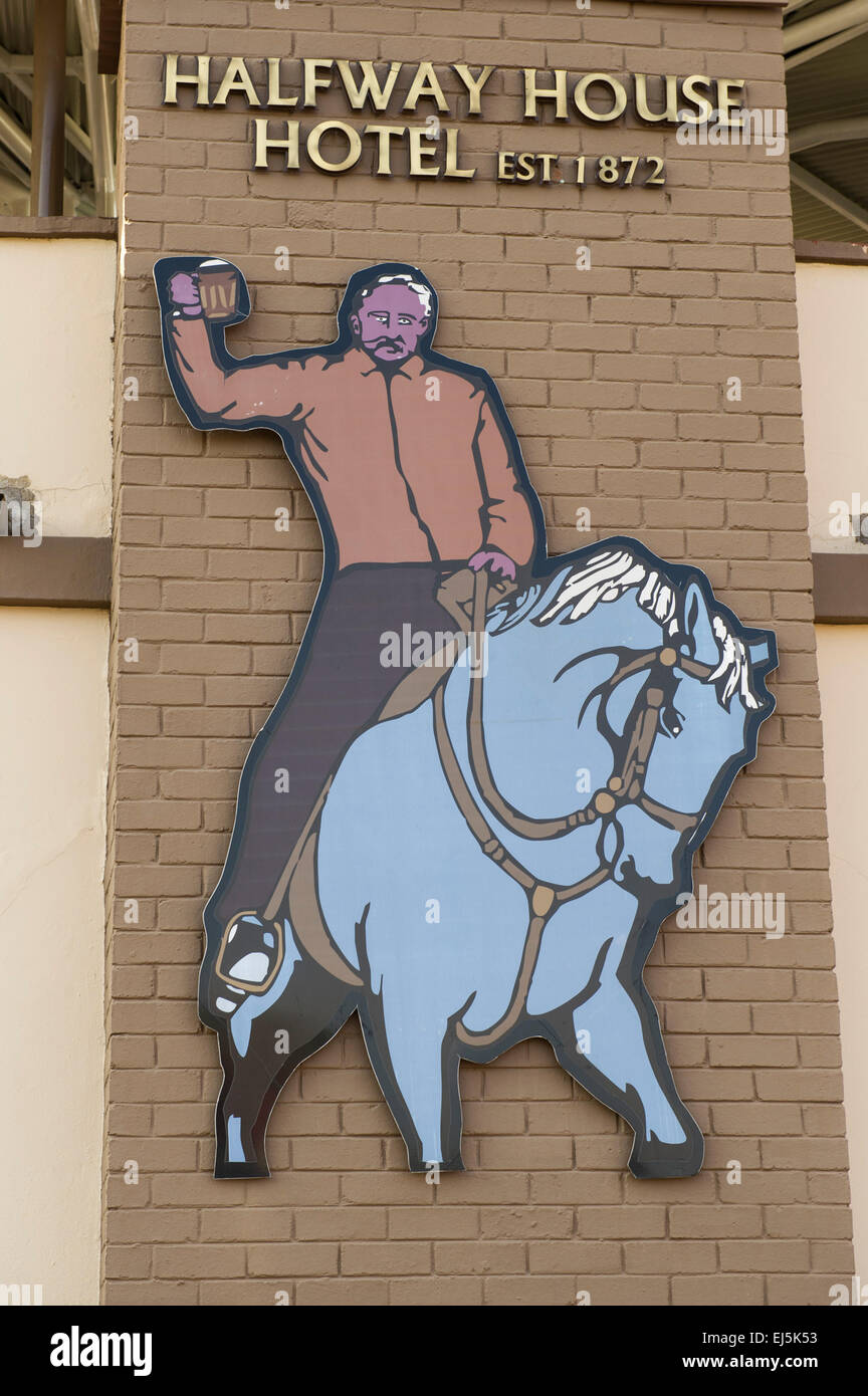 Halfway House, sede de la primera unidad del mundo en pub, Kimberley