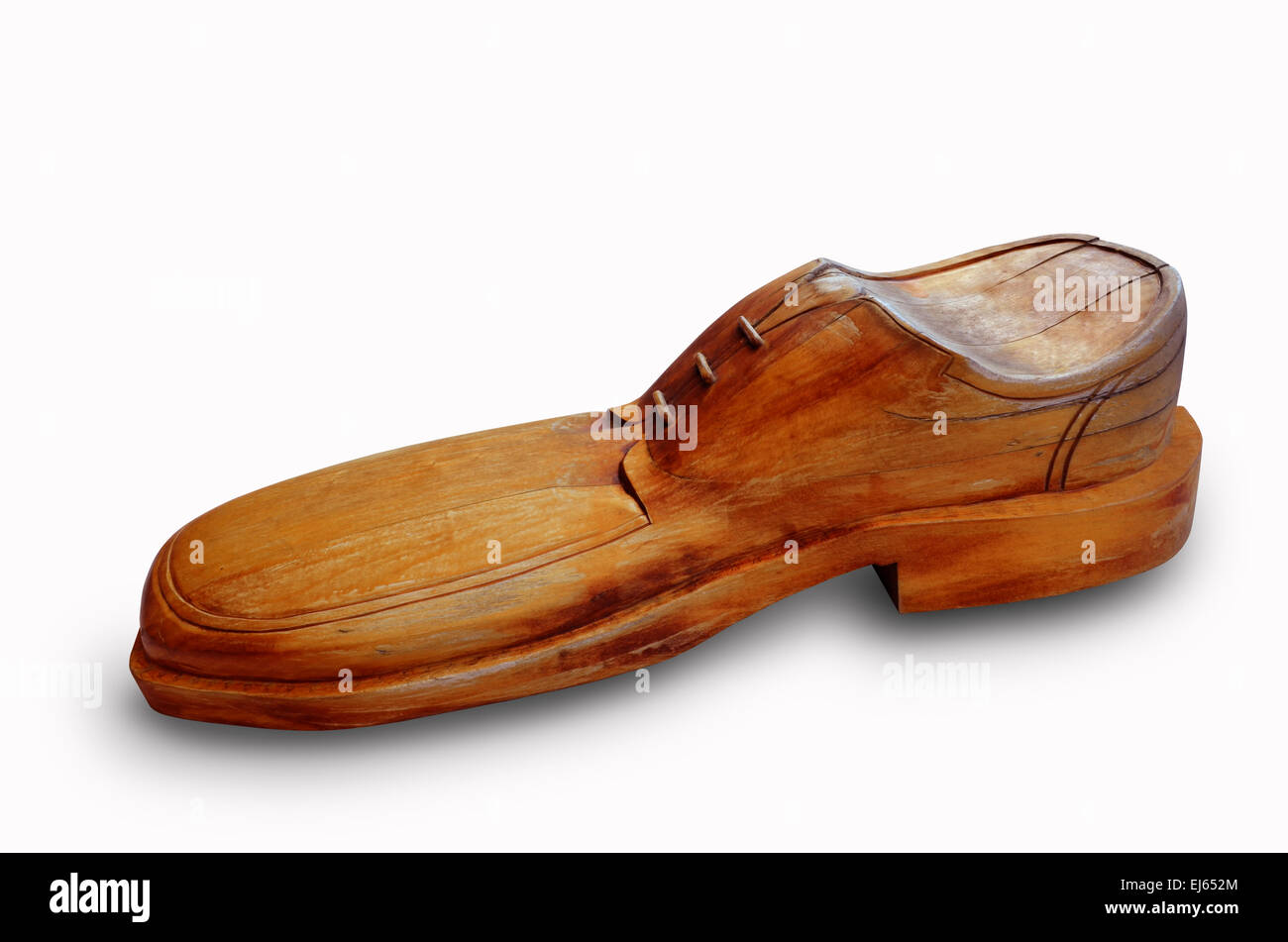 zapato de madera Fotografía de stock - Alamy