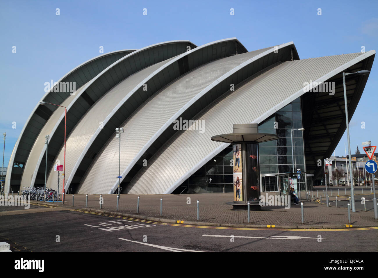 Clyde auditorium en el SECC (Scottish Exhibition and Conference Centre Glasgow Scotland Reino Unido Foto de stock
