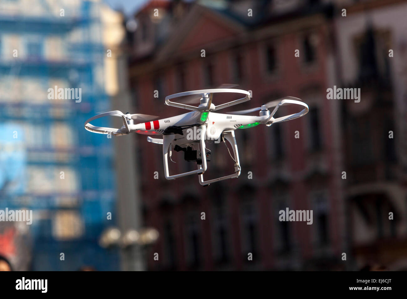 Drone Plaza de la Ciudad Vieja de Praga República Checa Europa Foto de stock