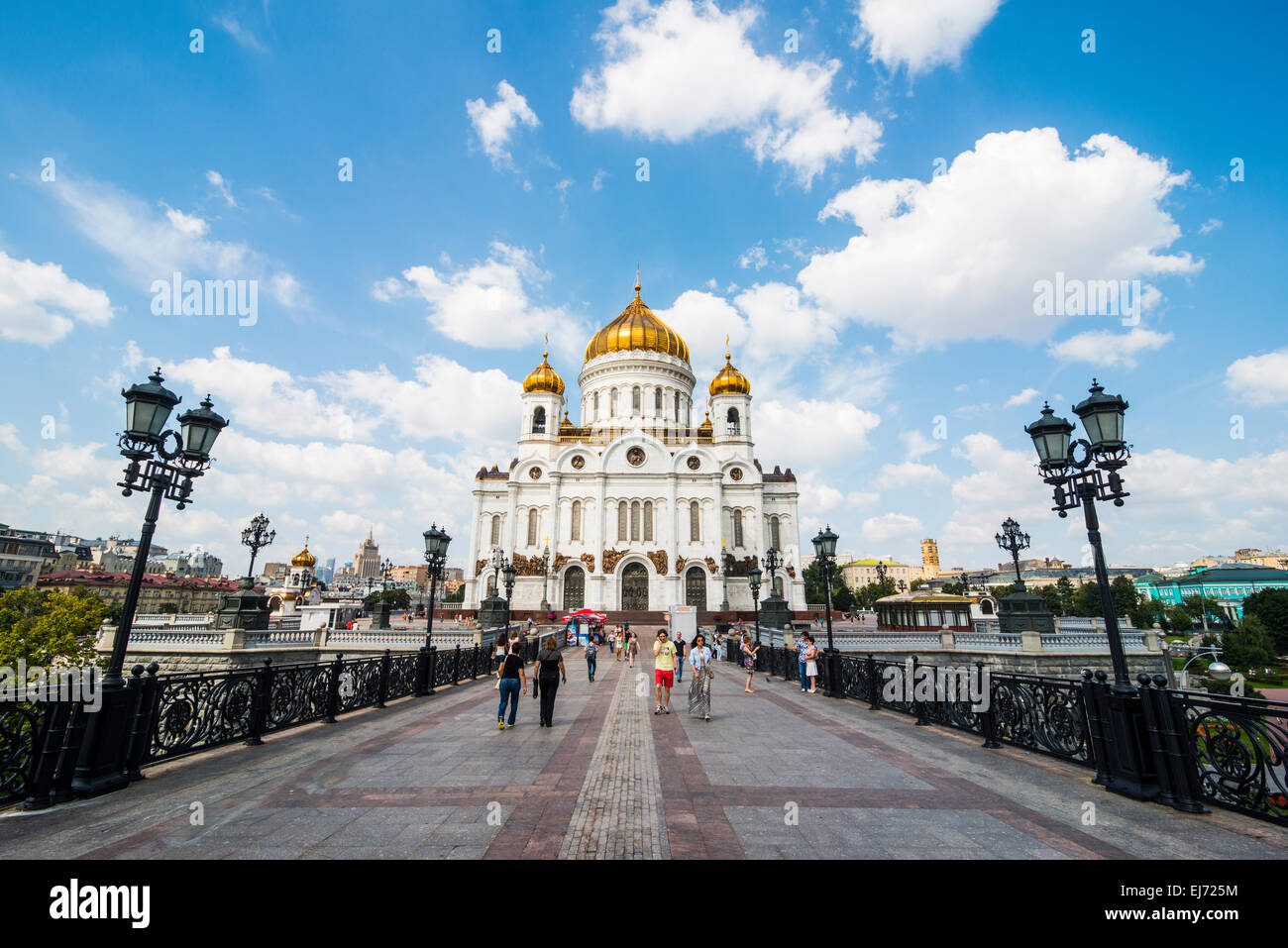 La Catedral de Cristo Salvador de Moscú, Rusia Foto de stock