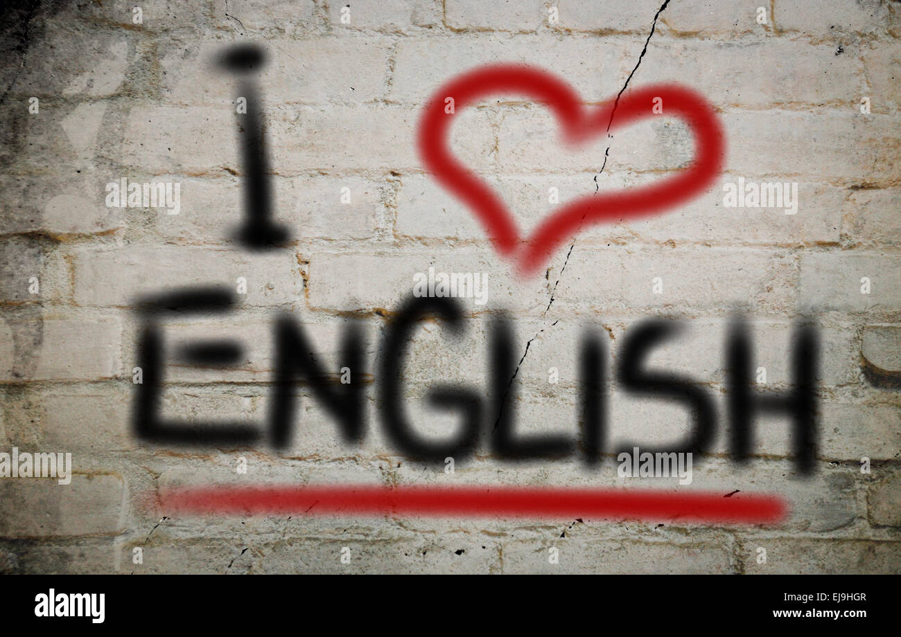 I love english concept fotografías e imágenes de alta resolución Alamy