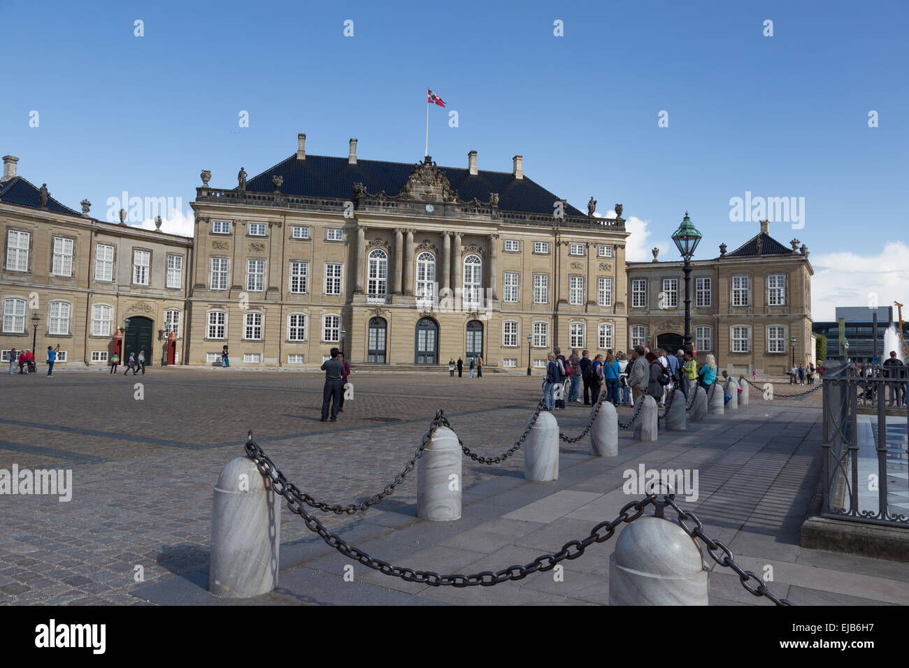 Museo Amalienborg Foto de stock