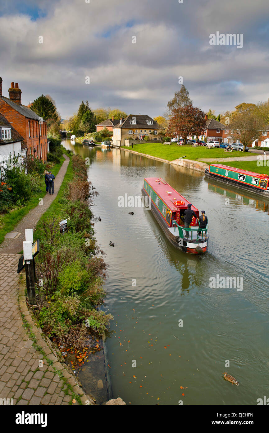 Kennet y Avon Canal Hungerford; UK Foto de stock