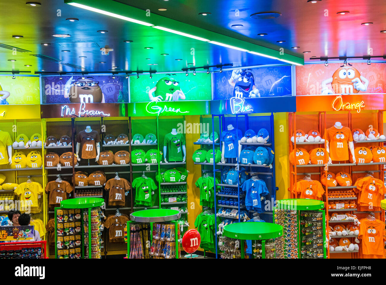 El M&M World store en el strip de Las Vegas Fotografía de stock Alamy