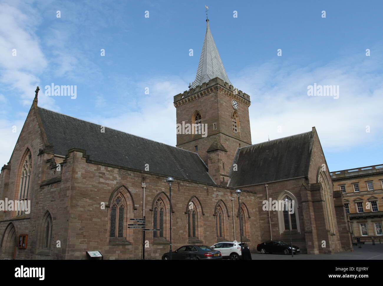Exterior de St John's Kirk Perth Scotland Marzo de 2015 Foto de stock