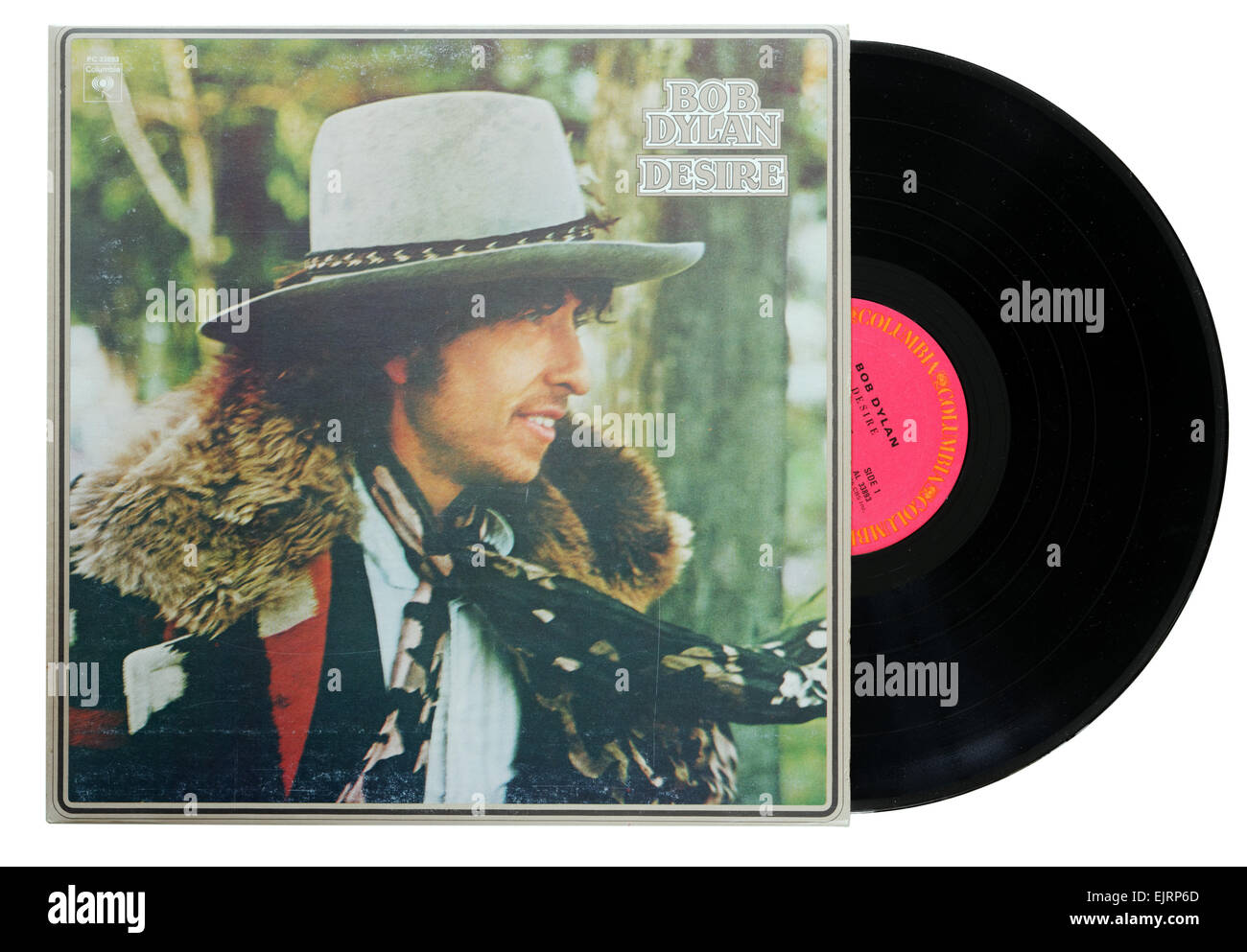 Bob Dylan deseo álbum Foto de stock