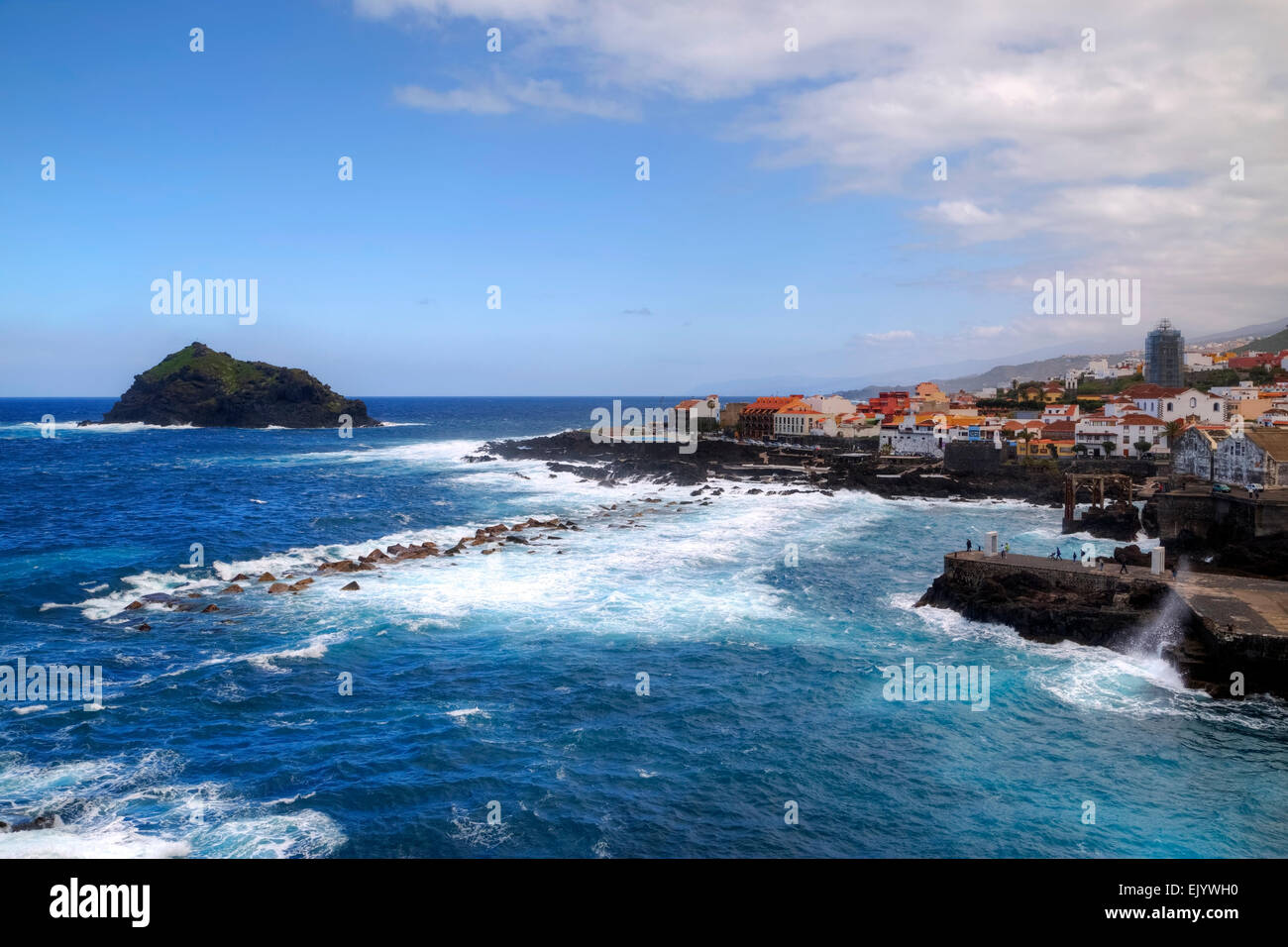 Garachico, Tenerife, Islas Canarias, España Foto de stock