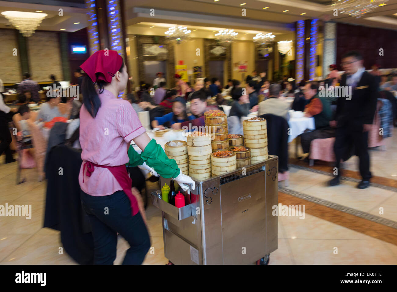 Asian Food Court en el nuevo centro comercial mundial Flushing Queens