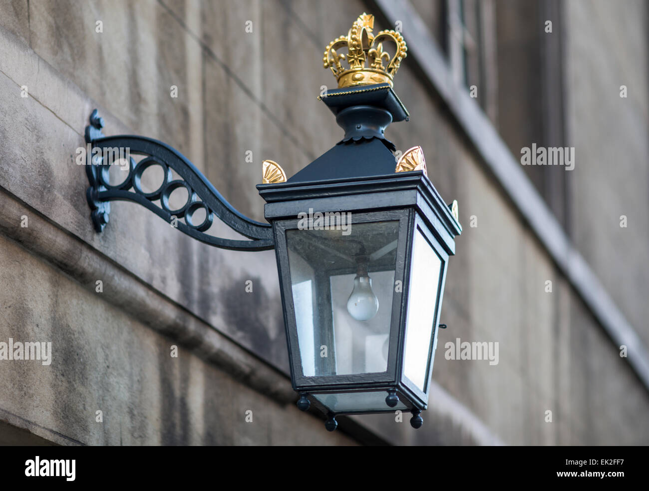 Lámpara de la calle, Whitehall, Londres Foto de stock