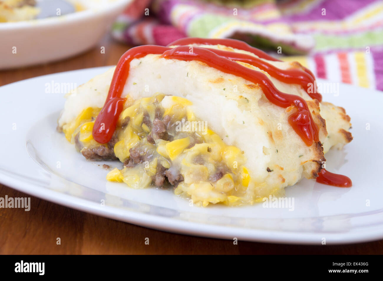 Francés canadiense shepherd's pie pate chinois Foto de stock