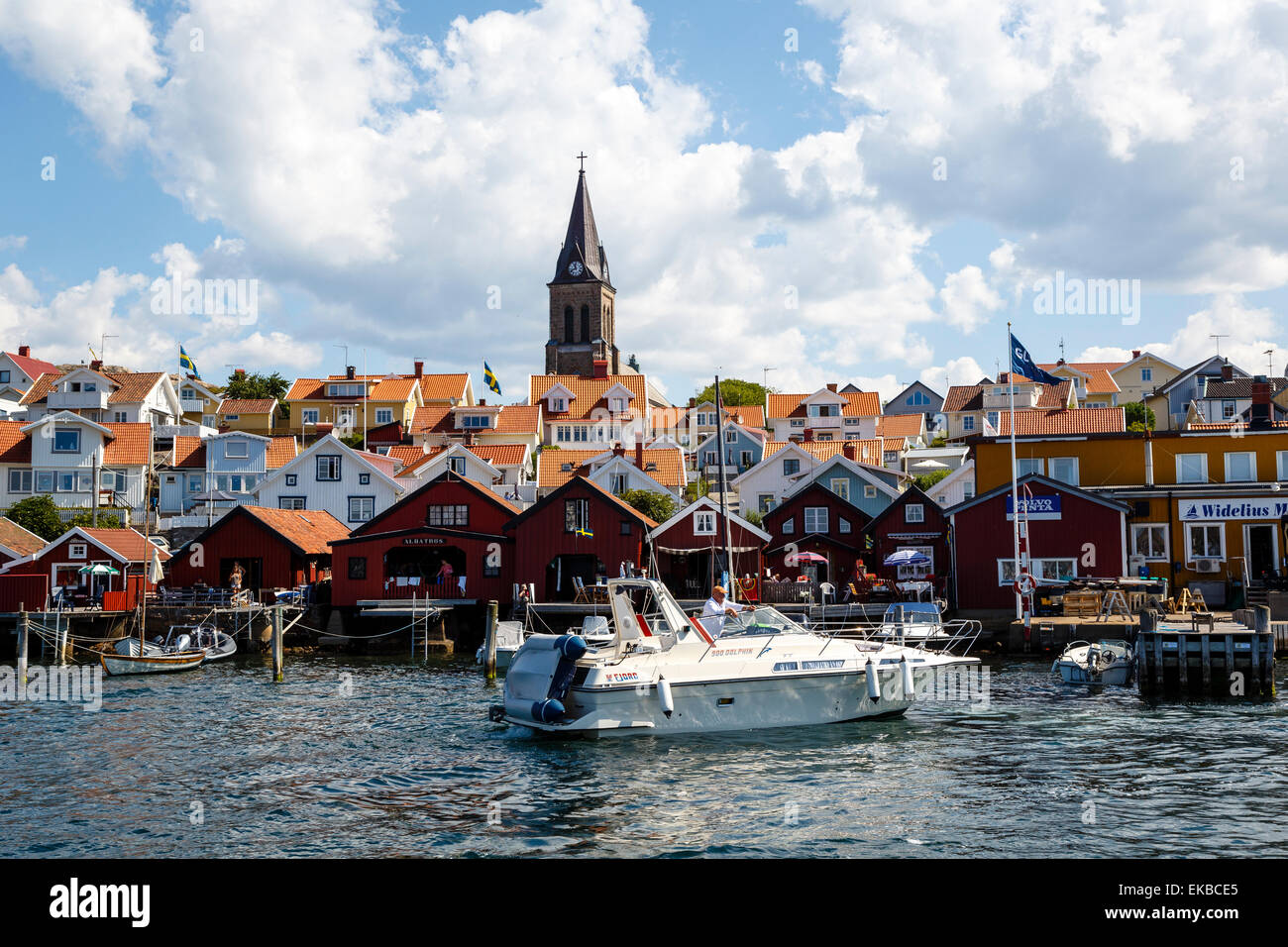 Bohuslan Fjallbacka, región, costa oeste, Suecia, Escandinavia, Europa Foto de stock