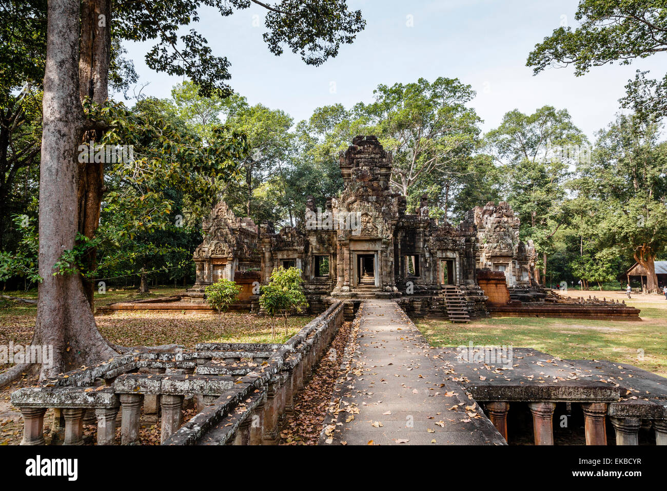 Ruinas del Templo Tevoda decir Chau, Angkor, sitio del Patrimonio Mundial de la UNESCO, en Camboya, en Indochina, en el sudeste de Asia, Asia Foto de stock