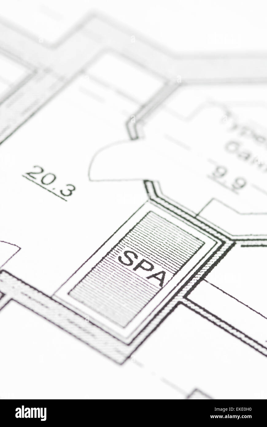 Floor plan blueprints engineering architecture Imágenes recortadas de stock Alamy
