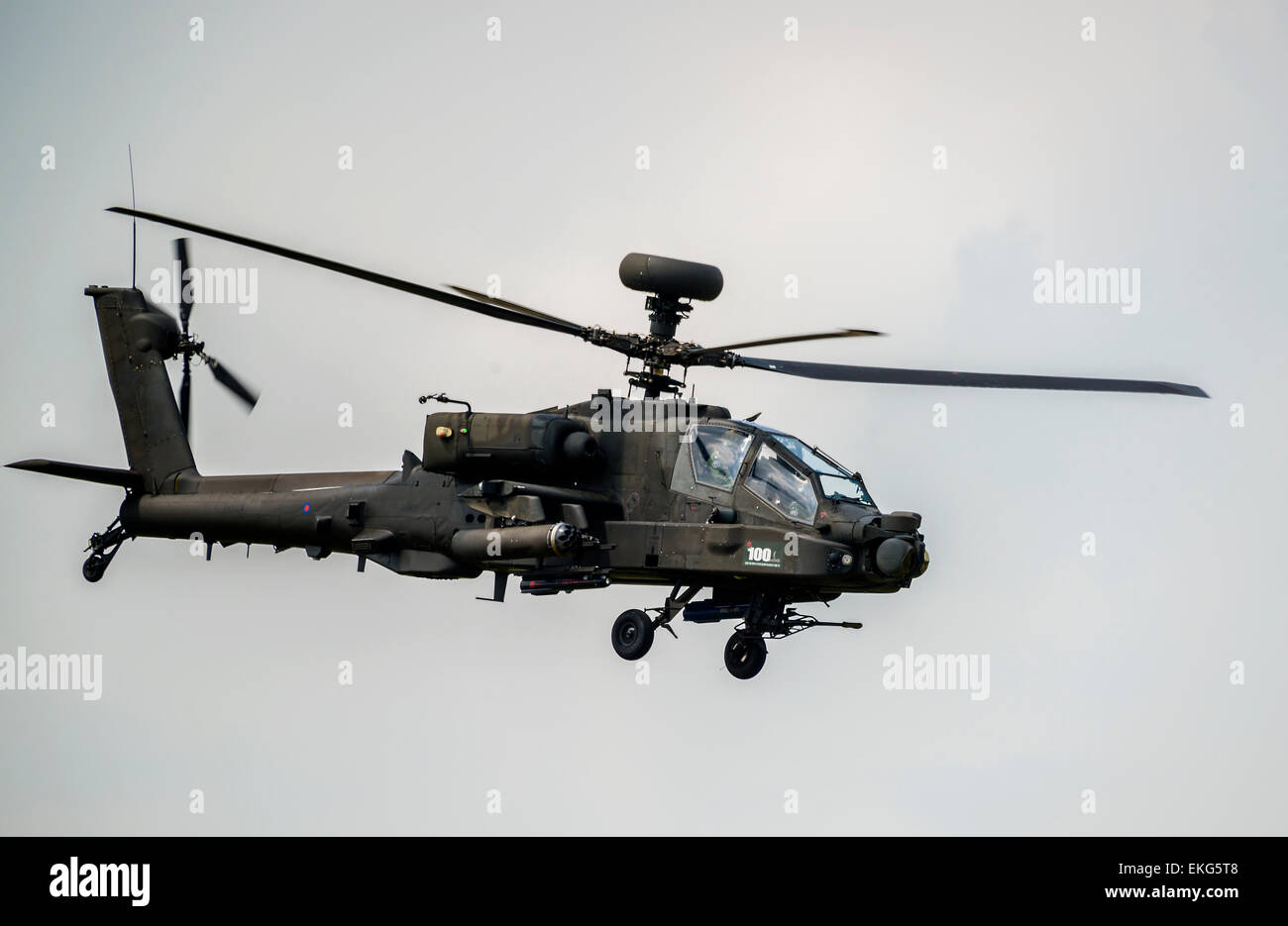 Cuerpo de aire del Ejército británico WAH-64D Apache Foto de stock