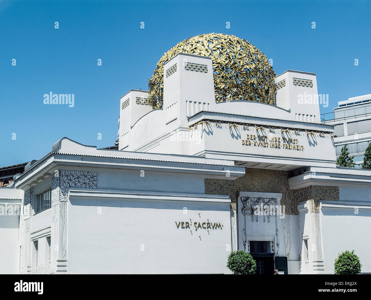 Casa de la Secesión de Viena Austria europa Foto de stock