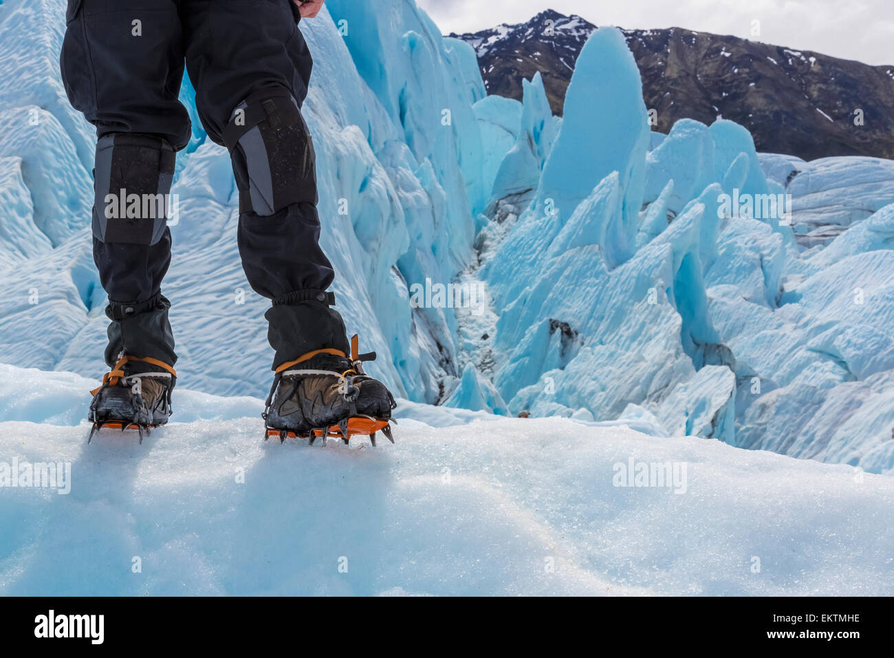 Alaska,nieve,Ice Climber,Crampon Fotografía de stock - Alamy