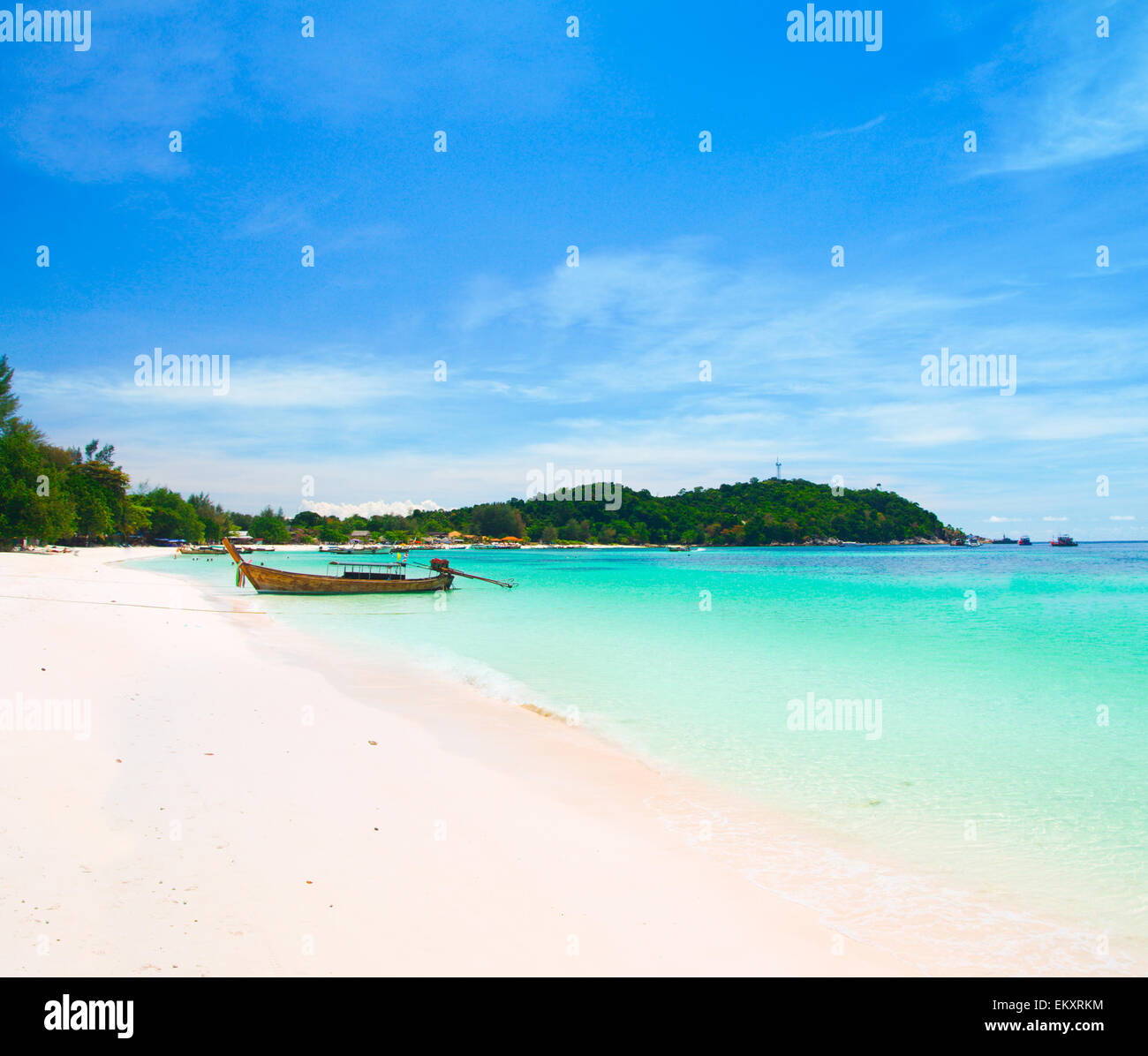 Hermosa playa de Koh Lipe, Mar de Andaman,Tailandia Foto de stock