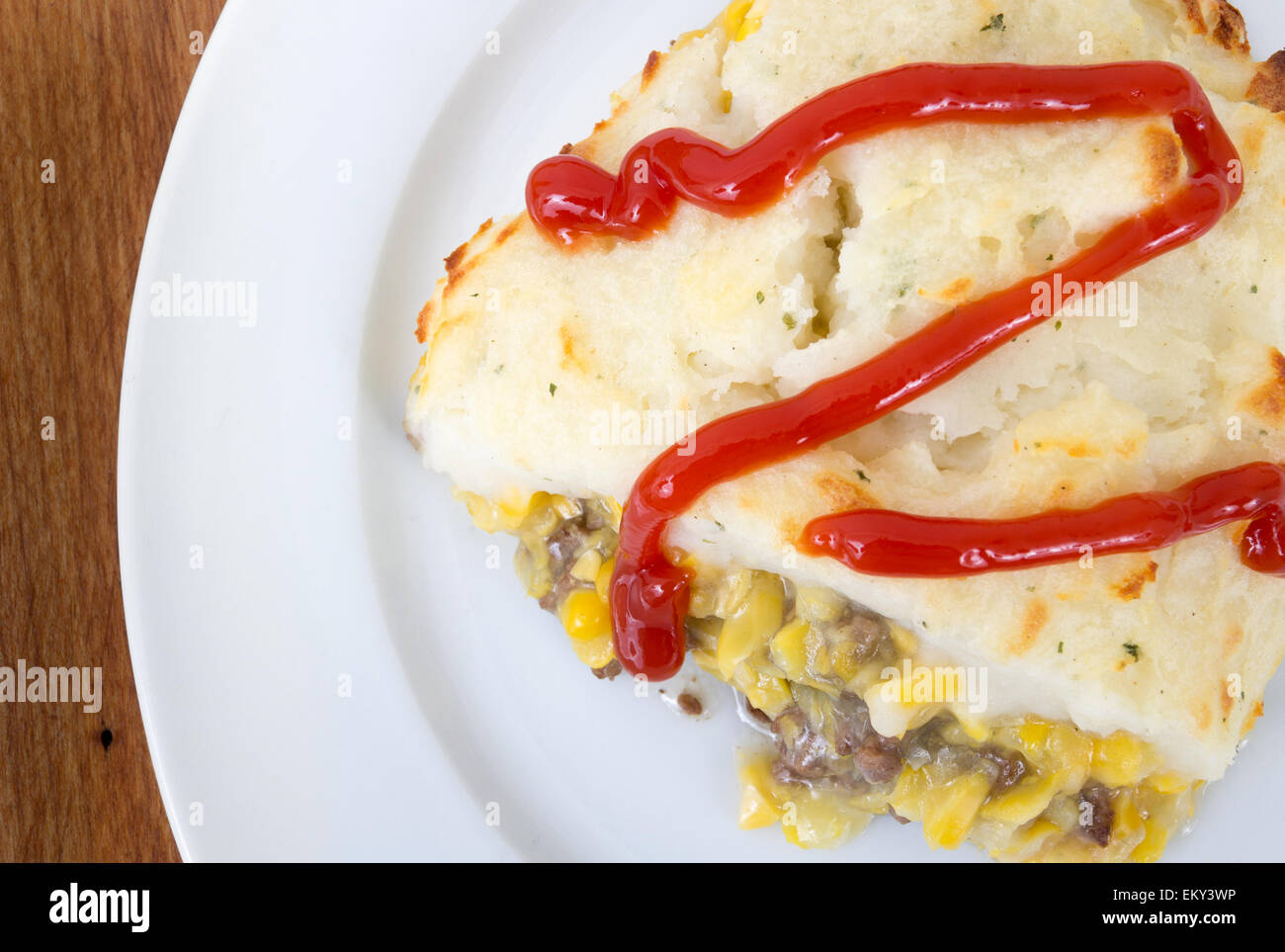 Francés canadiense shepherds pie pate chinois Foto de stock