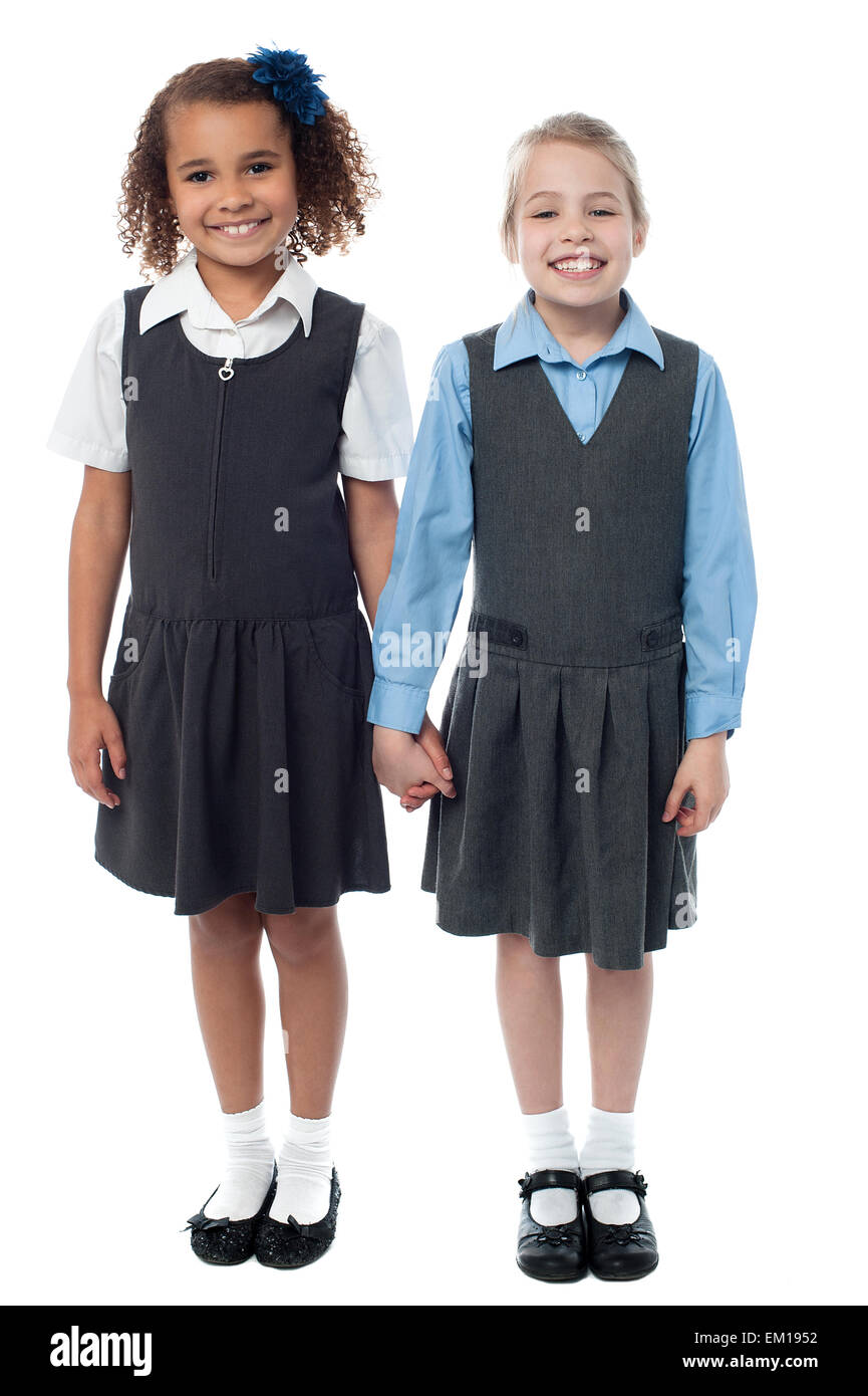 Niñas con uniforme de escuela Imágenes recortadas Alamy