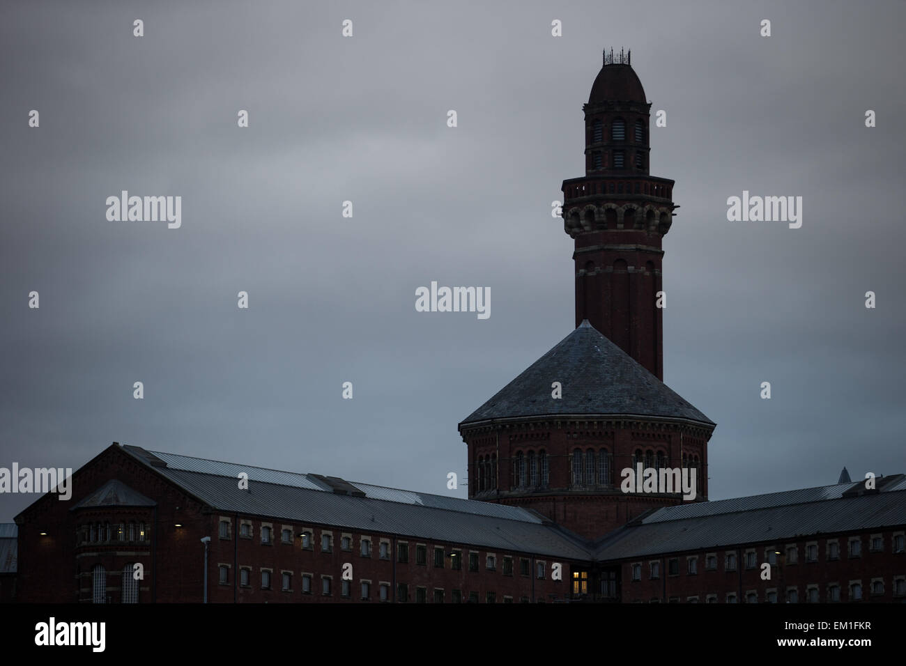 18/02/2015 . Manchester, Reino Unido. GV de HMP aka prisión Strangeways de Manchester ( ) . © Joel Goodman/Alamy Live News Foto de stock